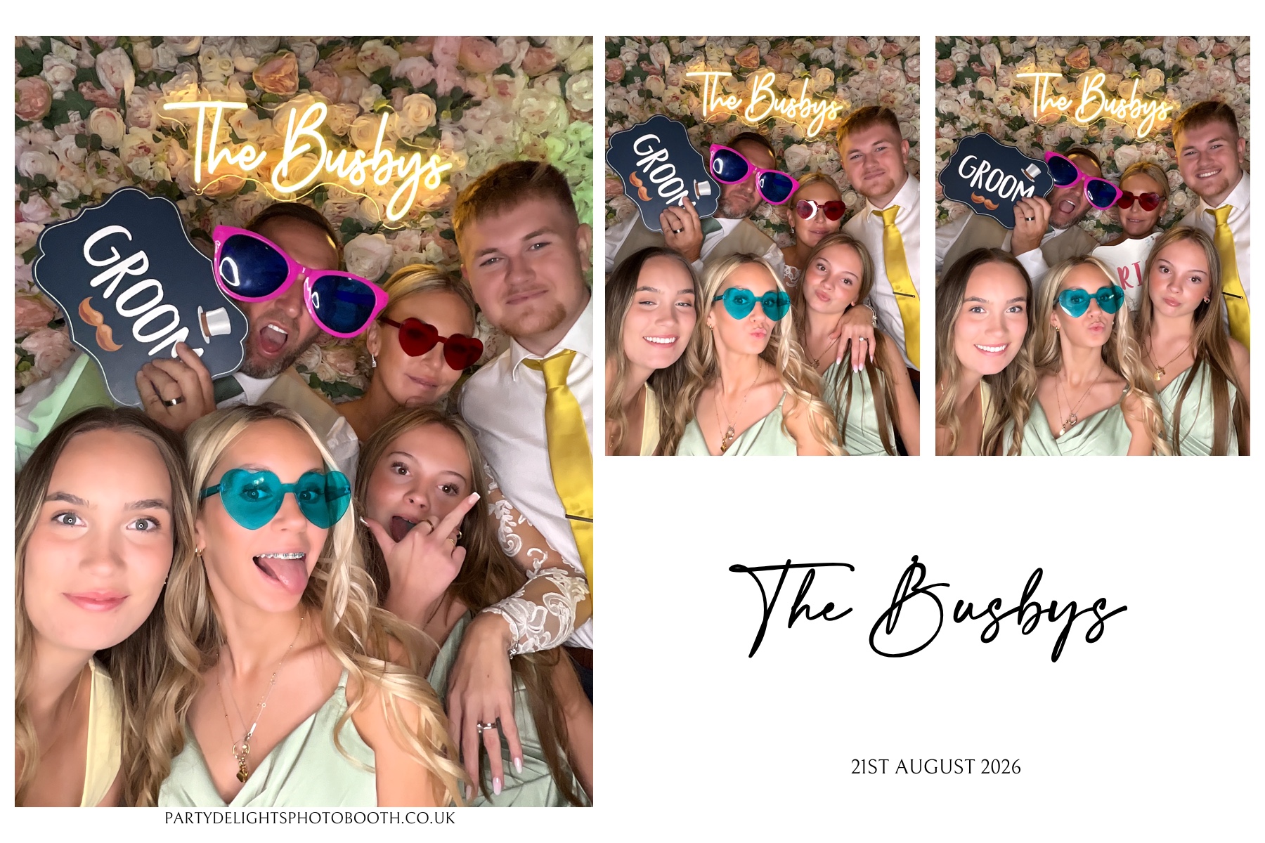 The Busbys | View more photos from the event at gallery.partydelightsphotobooth.co.uk/u/PartyDelightsPhotoBooth/The-Busbys
