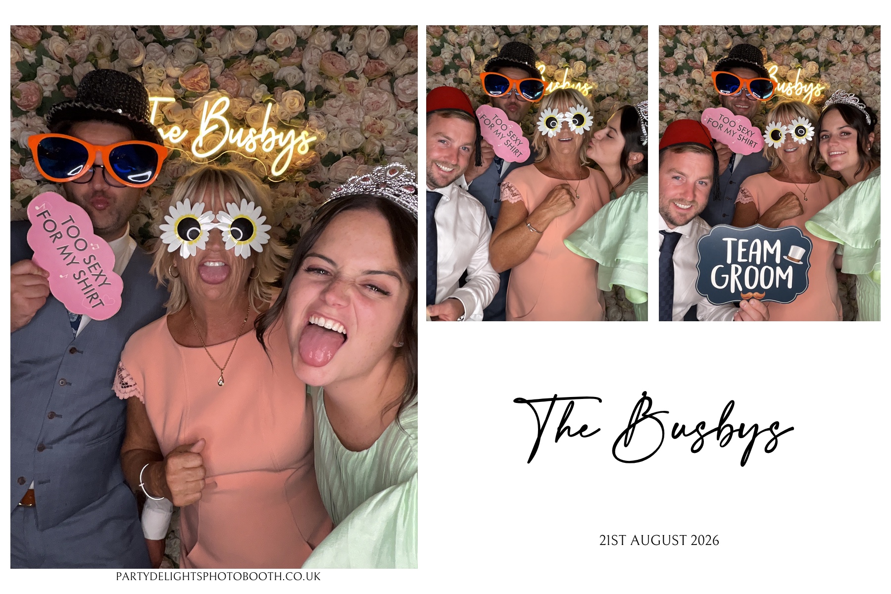 The Busbys | View more photos from the event at gallery.partydelightsphotobooth.co.uk/u/PartyDelightsPhotoBooth/The-Busbys