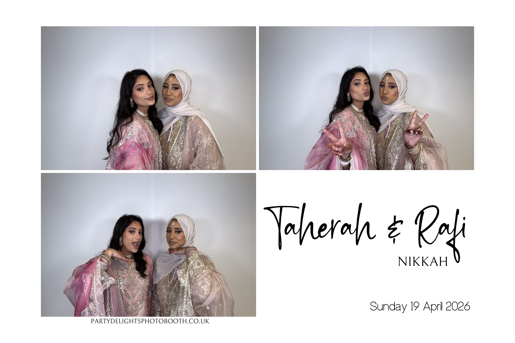 The Nikkah of Taherah and Rafi | View more photos from the event at gallery.partydelightsphotobooth.co.uk/u/PartyDelightsPhotoBooth/The-Nikkah-of-Taherah-and-Rafi