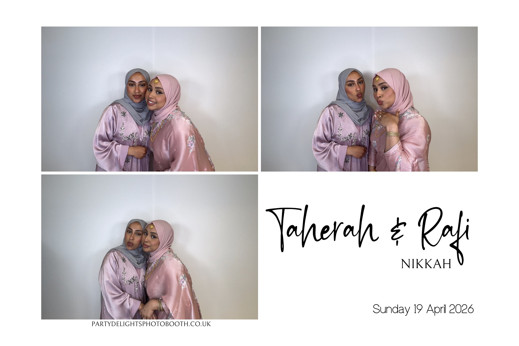 The Nikkah of Taherah and Rafi | View more photos from the event at gallery.partydelightsphotobooth.co.uk/u/PartyDelightsPhotoBooth/The-Nikkah-of-Taherah-and-Rafi