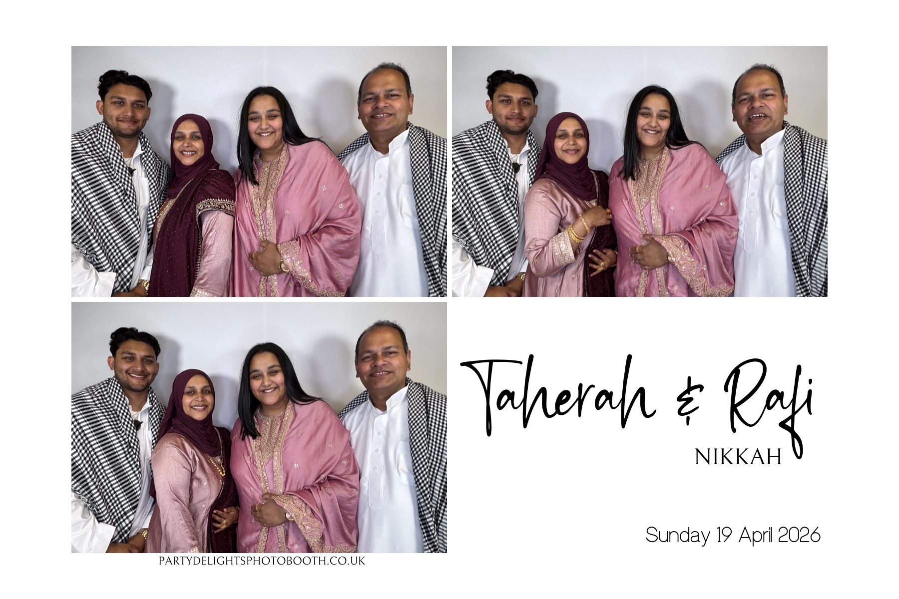 The Nikkah of Taherah and Rafi | View more photos from the event at gallery.partydelightsphotobooth.co.uk/u/PartyDelightsPhotoBooth/The-Nikkah-of-Taherah-and-Rafi