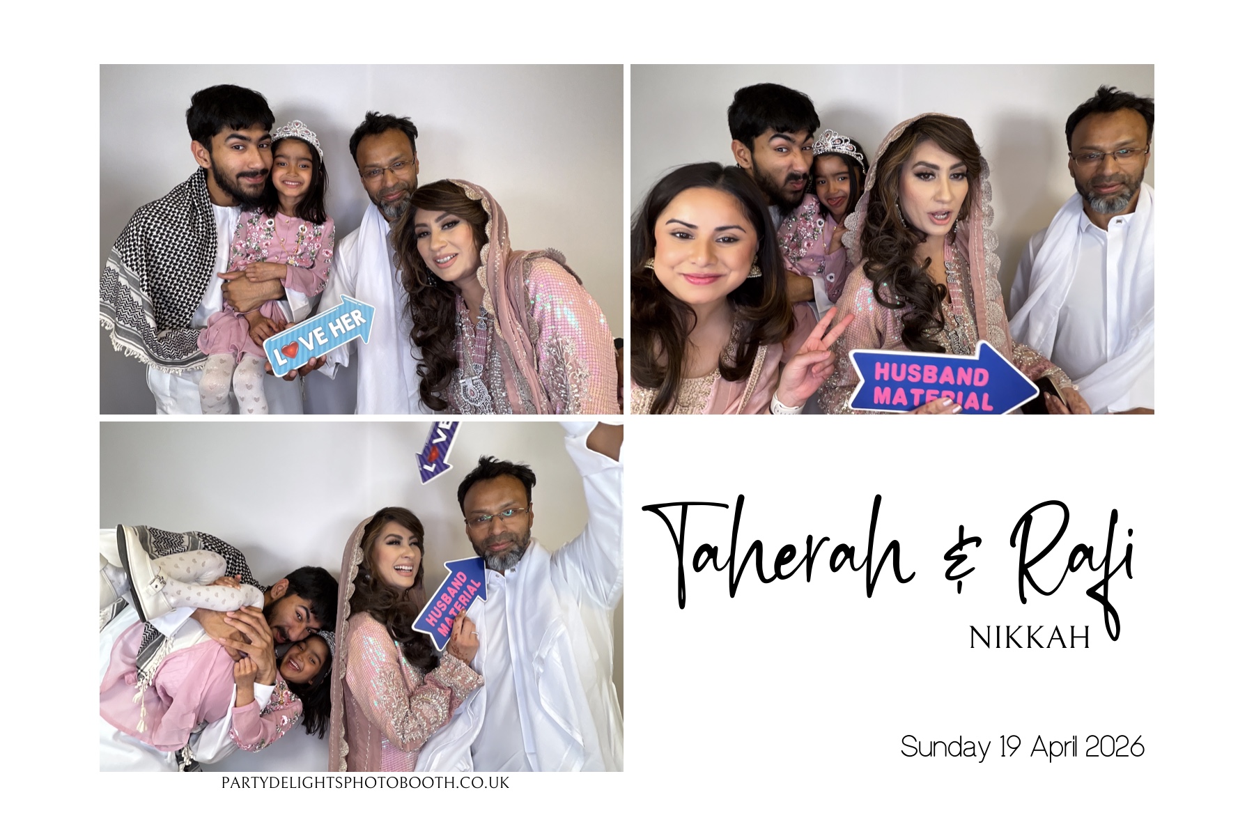 The Nikkah of Taherah and Rafi | View more photos from the event at gallery.partydelightsphotobooth.co.uk/u/PartyDelightsPhotoBooth/The-Nikkah-of-Taherah-and-Rafi