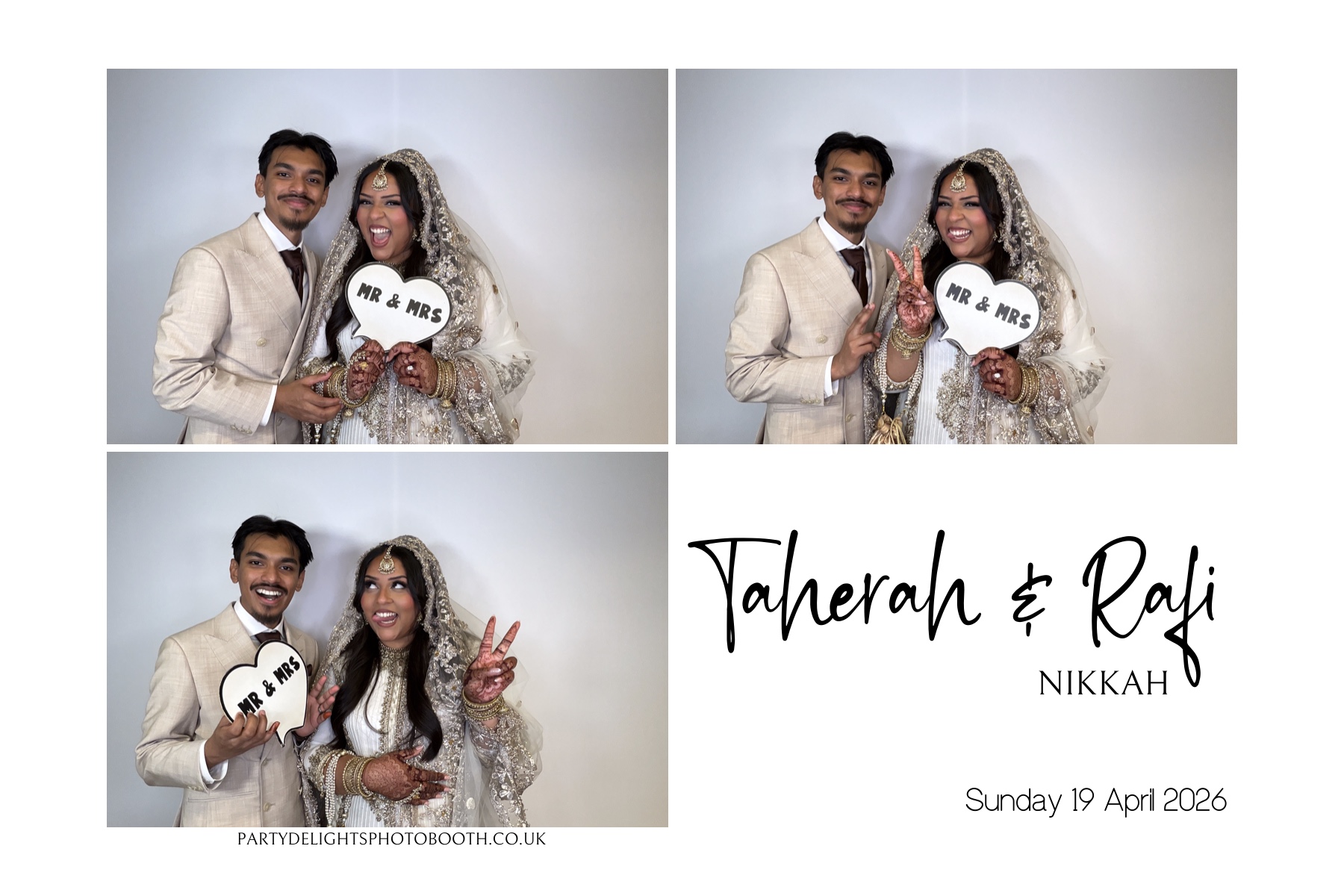 The Nikkah of Taherah and Rafi | View more photos from the event at gallery.partydelightsphotobooth.co.uk/u/PartyDelightsPhotoBooth/The-Nikkah-of-Taherah-and-Rafi