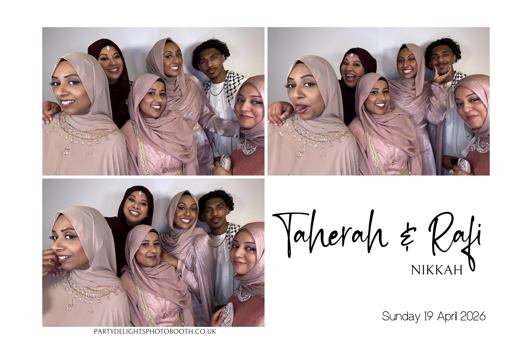 The Nikkah of Taherah and Rafi | View more photos from the event at gallery.partydelightsphotobooth.co.uk/u/PartyDelightsPhotoBooth/The-Nikkah-of-Taherah-and-Rafi