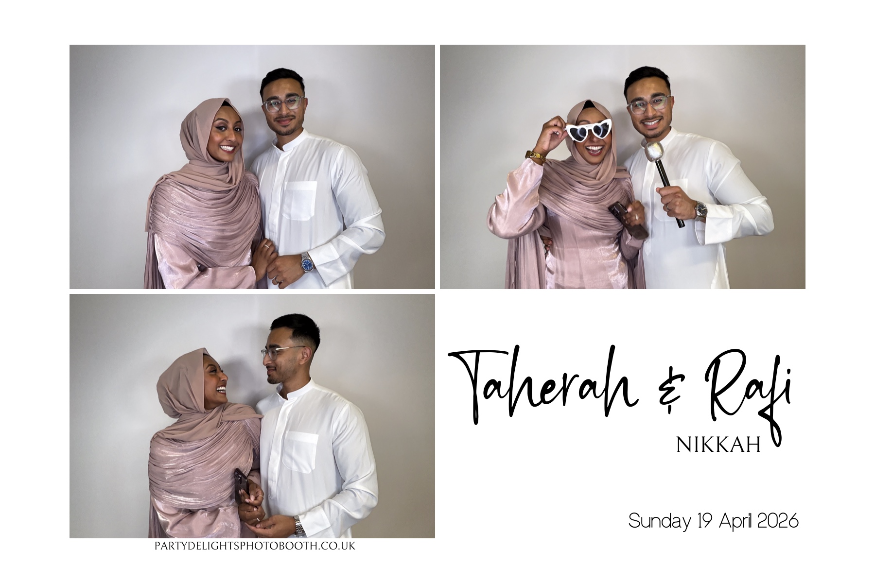 The Nikkah of Taherah and Rafi | View more photos from the event at gallery.partydelightsphotobooth.co.uk/u/PartyDelightsPhotoBooth/The-Nikkah-of-Taherah-and-Rafi