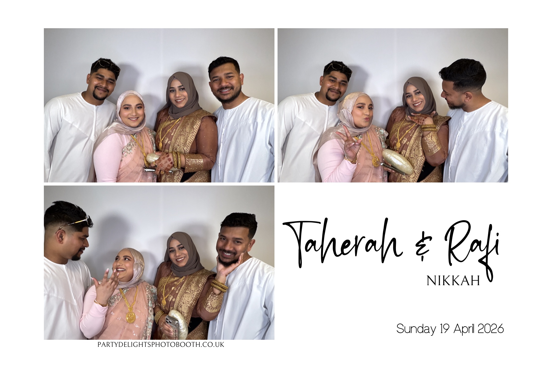 The Nikkah of Taherah and Rafi | View more photos from the event at gallery.partydelightsphotobooth.co.uk/u/PartyDelightsPhotoBooth/The-Nikkah-of-Taherah-and-Rafi