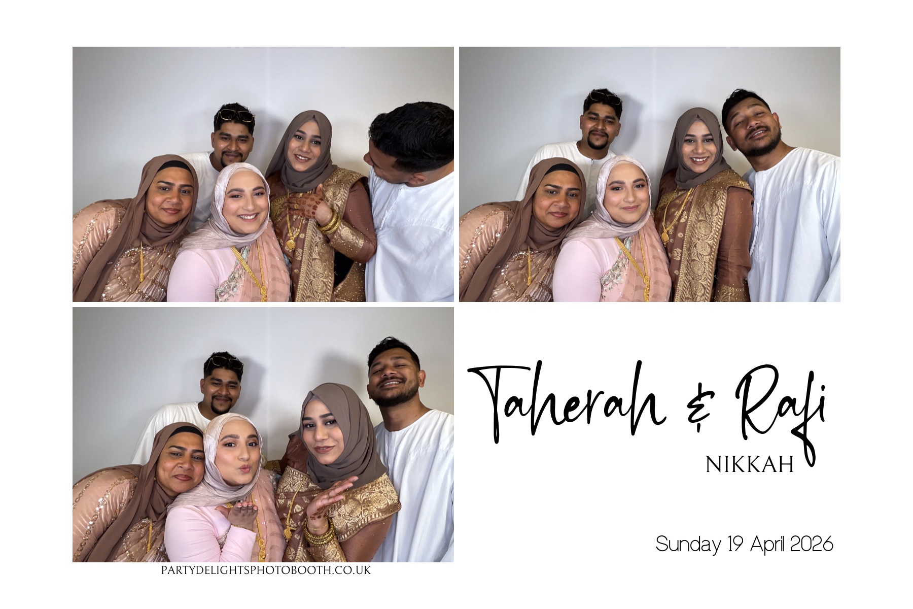 The Nikkah of Taherah and Rafi | View more photos from the event at gallery.partydelightsphotobooth.co.uk/u/PartyDelightsPhotoBooth/The-Nikkah-of-Taherah-and-Rafi
