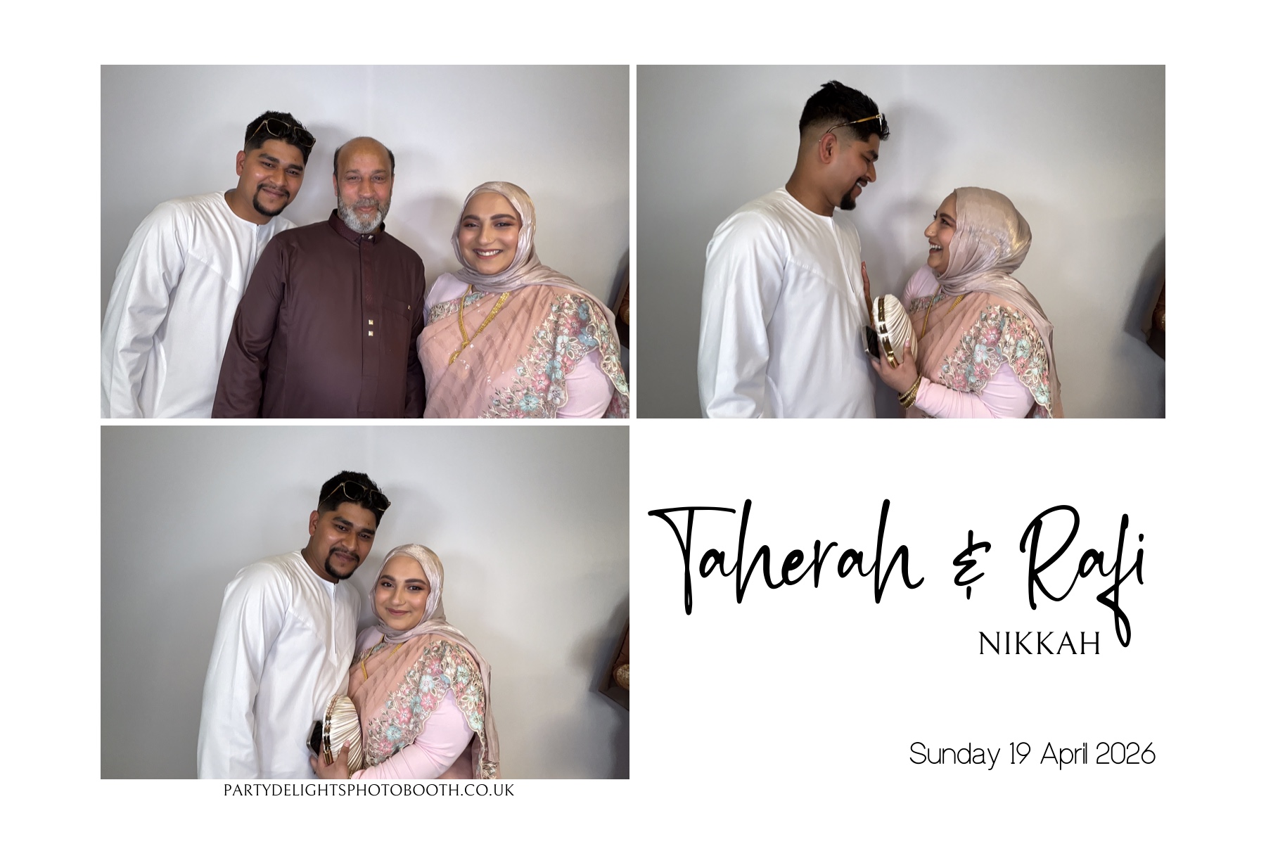 The Nikkah of Taherah and Rafi | View more photos from the event at gallery.partydelightsphotobooth.co.uk/u/PartyDelightsPhotoBooth/The-Nikkah-of-Taherah-and-Rafi