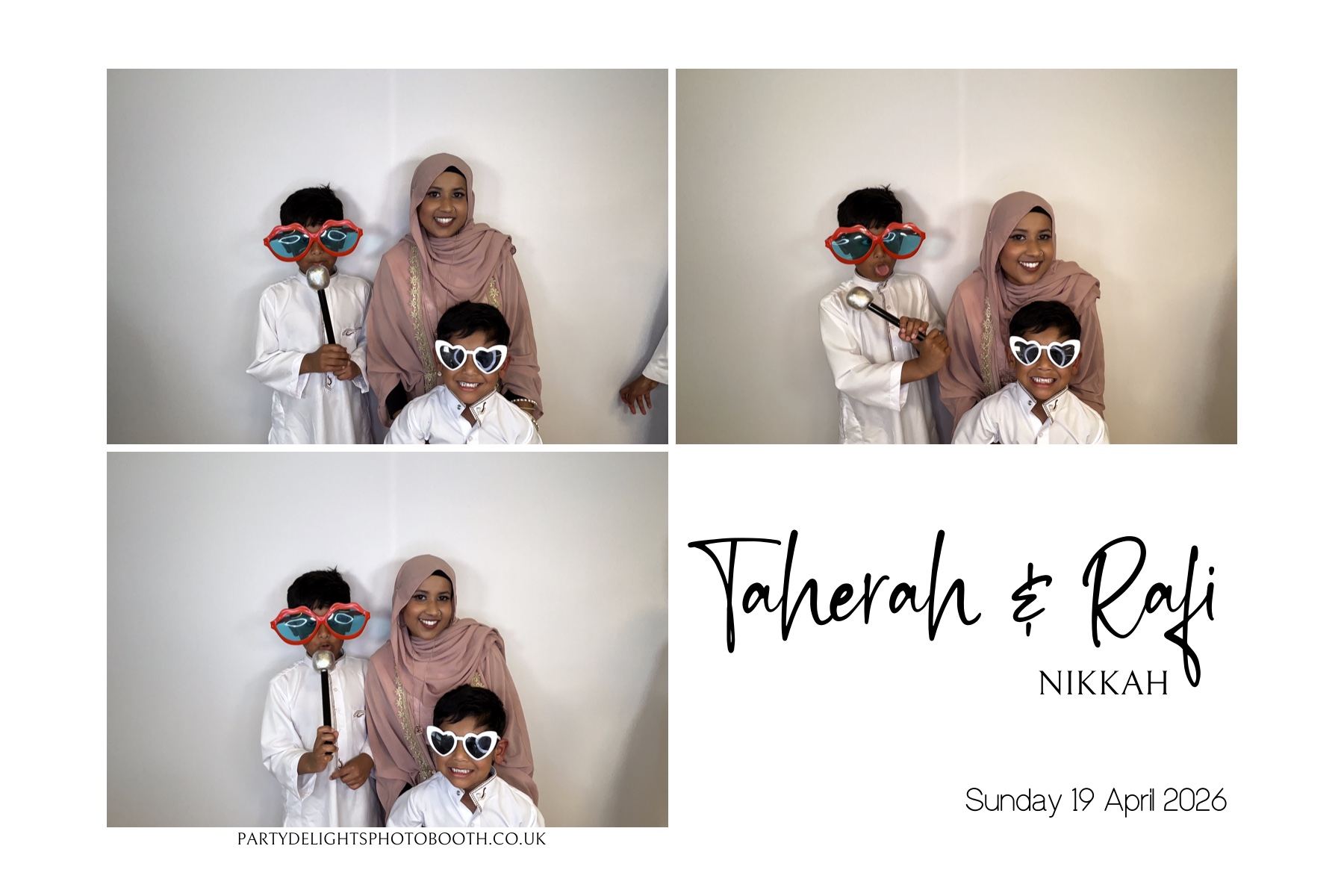 The Nikkah of Taherah and Rafi | View more photos from the event at gallery.partydelightsphotobooth.co.uk/u/PartyDelightsPhotoBooth/The-Nikkah-of-Taherah-and-Rafi