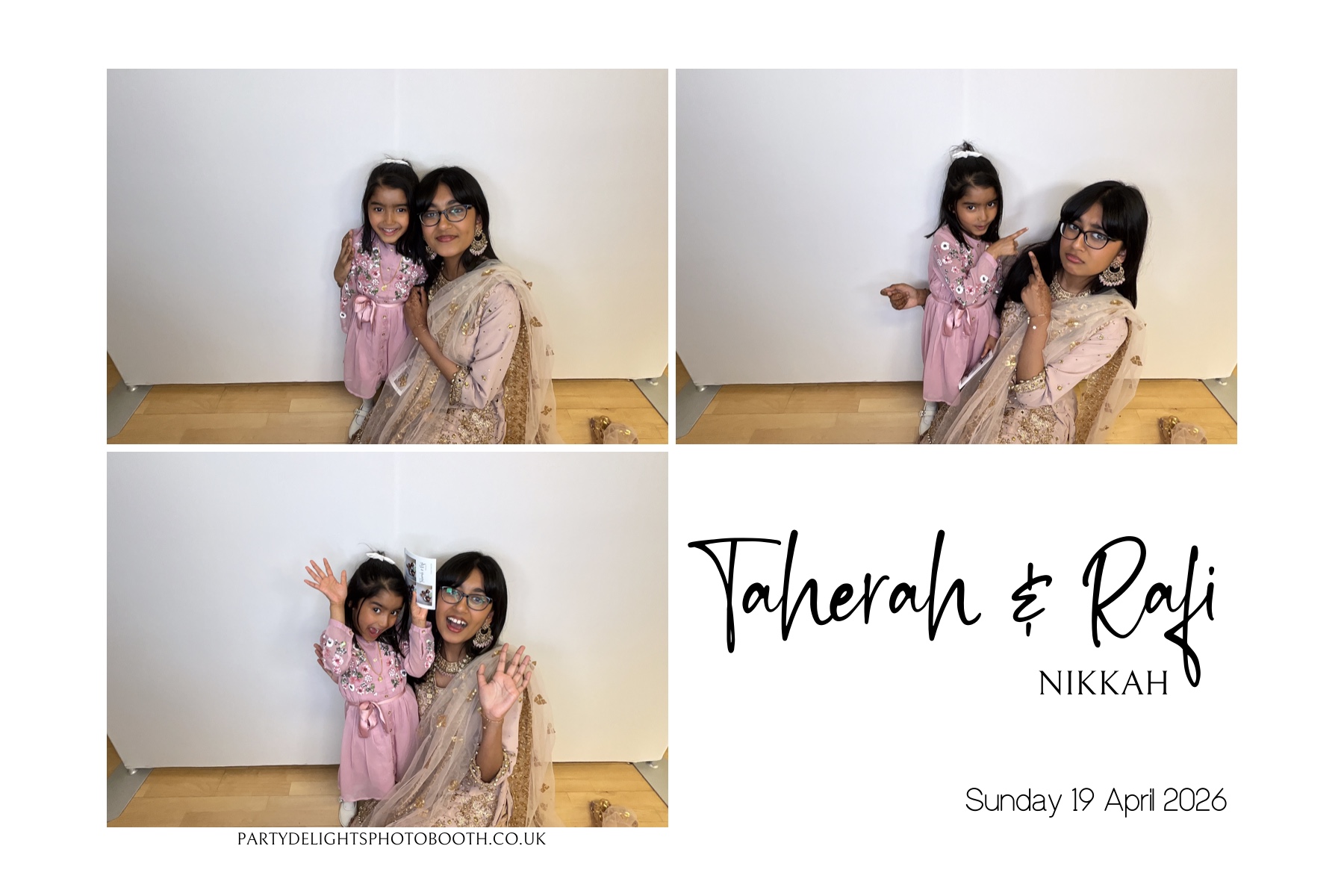 The Nikkah of Taherah and Rafi | View more photos from the event at gallery.partydelightsphotobooth.co.uk/u/PartyDelightsPhotoBooth/The-Nikkah-of-Taherah-and-Rafi