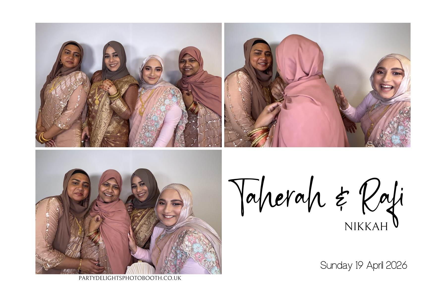 The Nikkah of Taherah and Rafi | View more photos from the event at gallery.partydelightsphotobooth.co.uk/u/PartyDelightsPhotoBooth/The-Nikkah-of-Taherah-and-Rafi