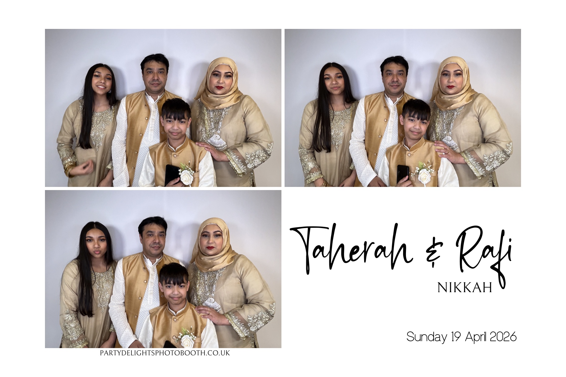 The Nikkah of Taherah and Rafi | View more photos from the event at gallery.partydelightsphotobooth.co.uk/u/PartyDelightsPhotoBooth/The-Nikkah-of-Taherah-and-Rafi
