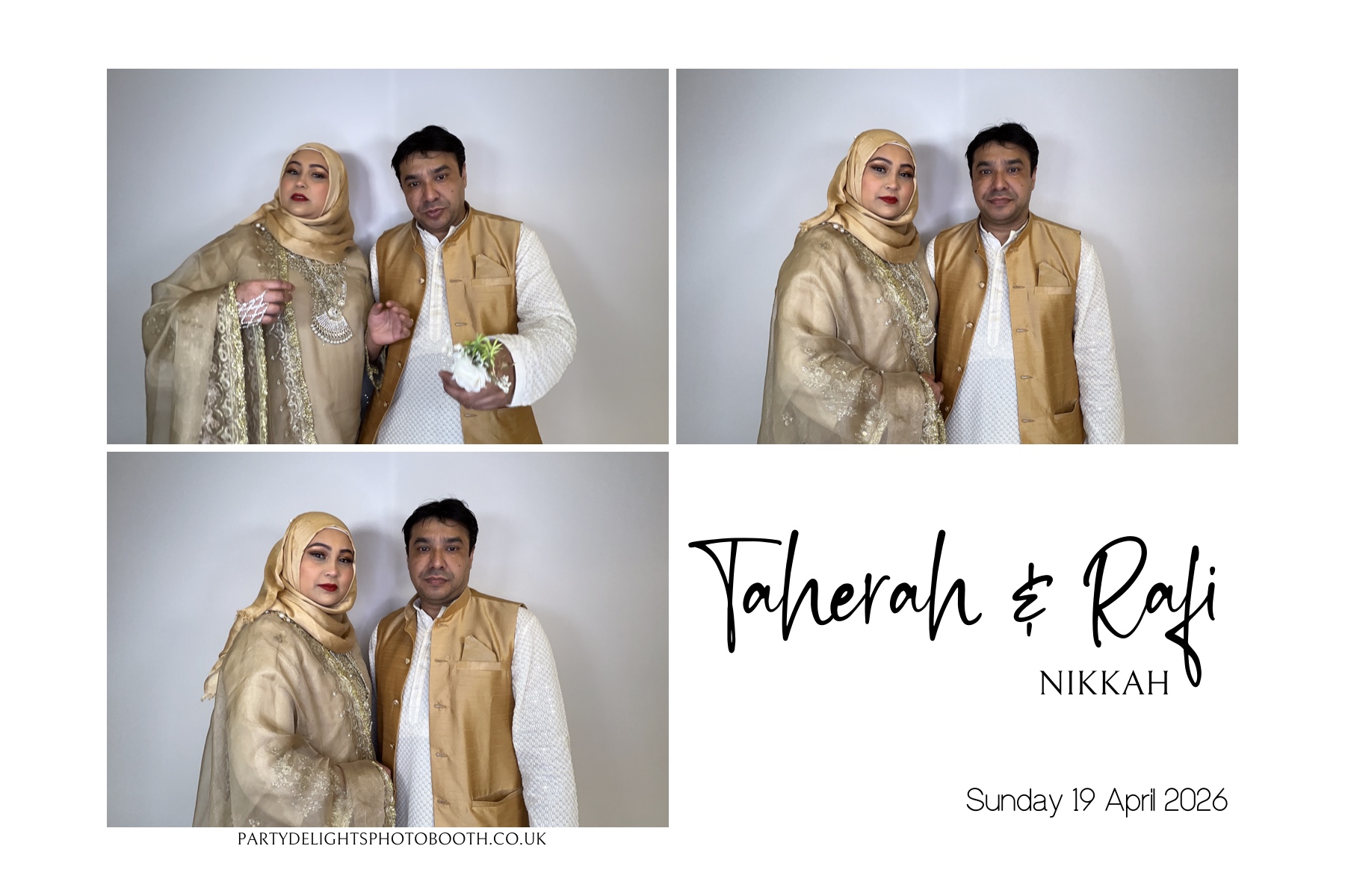 The Nikkah of Taherah and Rafi | View more photos from the event at gallery.partydelightsphotobooth.co.uk/u/PartyDelightsPhotoBooth/The-Nikkah-of-Taherah-and-Rafi