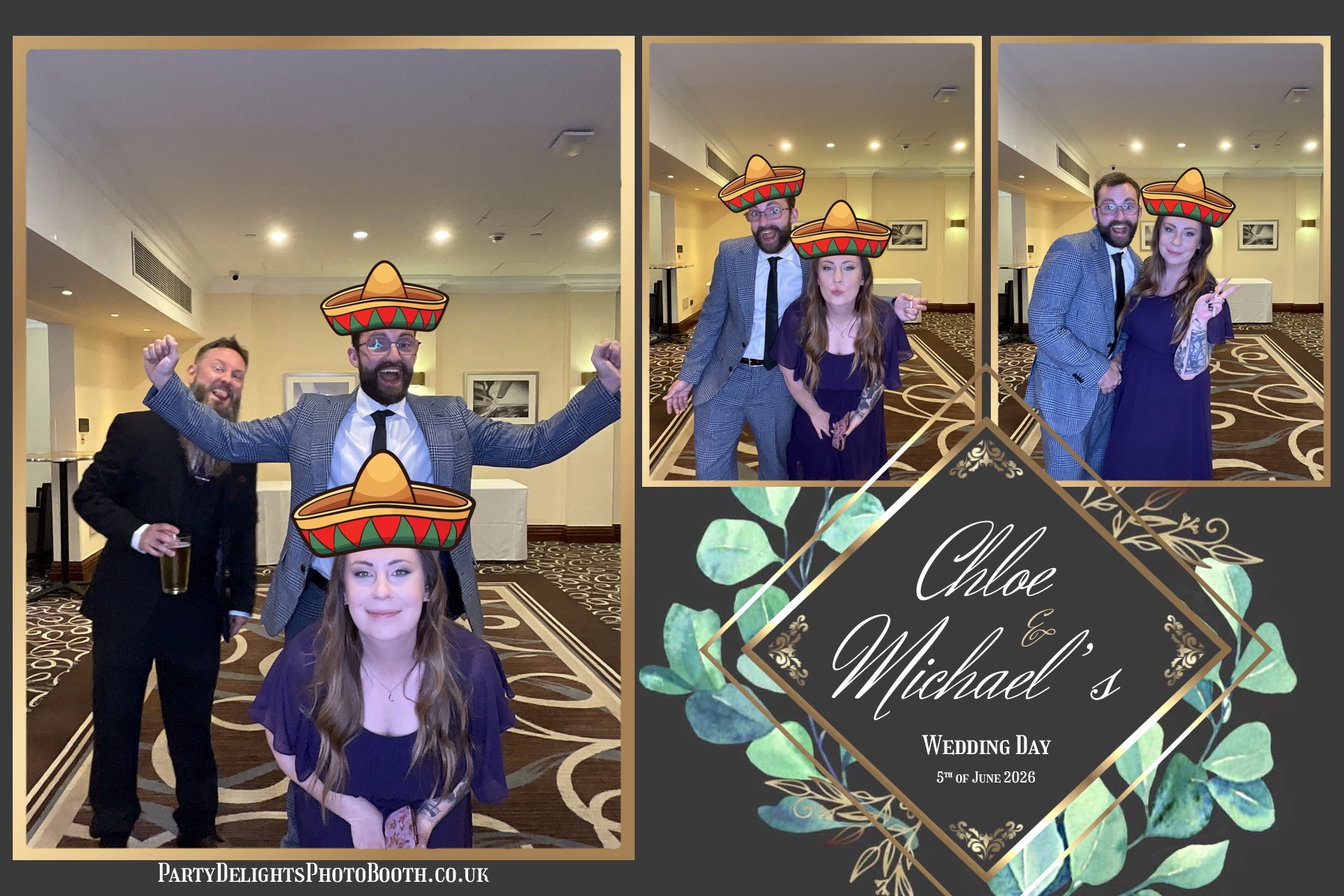 The Wedding Of Chloe And Michael | View more photos from the event at gallery.partydelightsphotobooth.co.uk/u/PartyDelightsPhotoBooth/The-Wedding-Of-Chloe-And-Michael