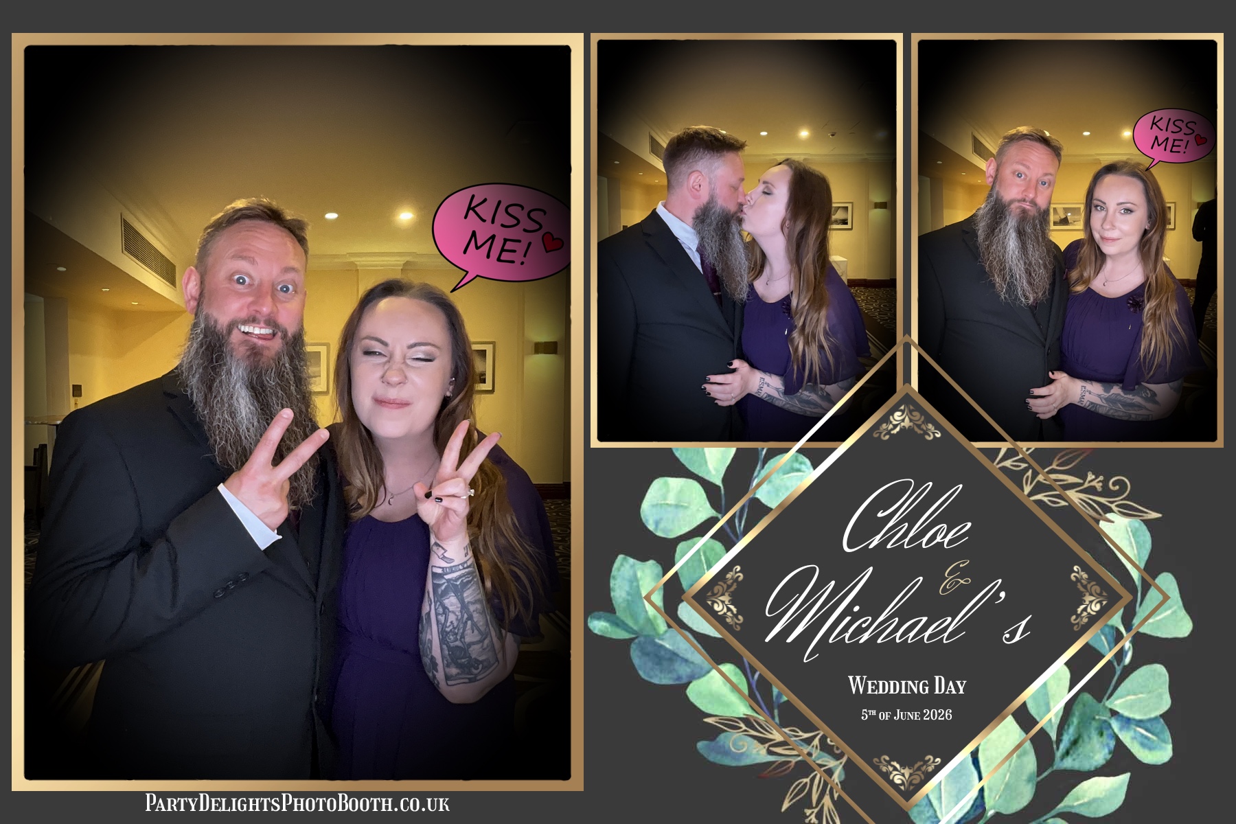 The Wedding Of Chloe And Michael | View more photos from the event at gallery.partydelightsphotobooth.co.uk/u/PartyDelightsPhotoBooth/The-Wedding-Of-Chloe-And-Michael