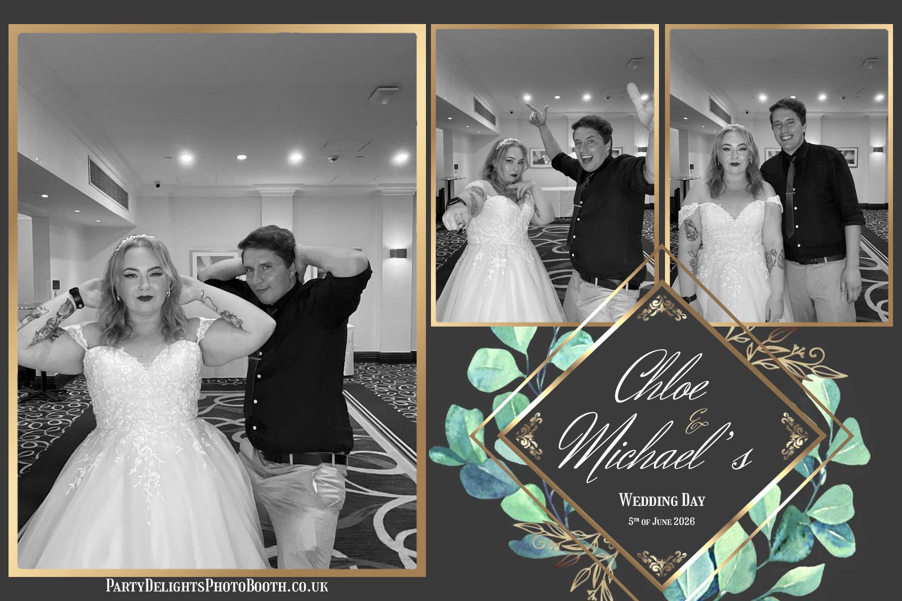 The Wedding Of Chloe And Michael | View more photos from the event at gallery.partydelightsphotobooth.co.uk/u/PartyDelightsPhotoBooth/The-Wedding-Of-Chloe-And-Michael