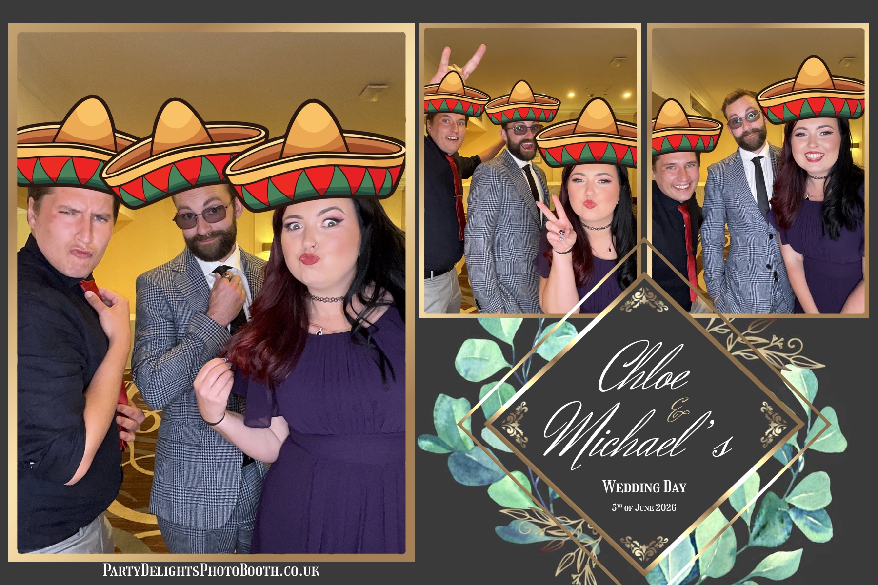 The Wedding Of Chloe And Michael | View more photos from the event at gallery.partydelightsphotobooth.co.uk/u/PartyDelightsPhotoBooth/The-Wedding-Of-Chloe-And-Michael