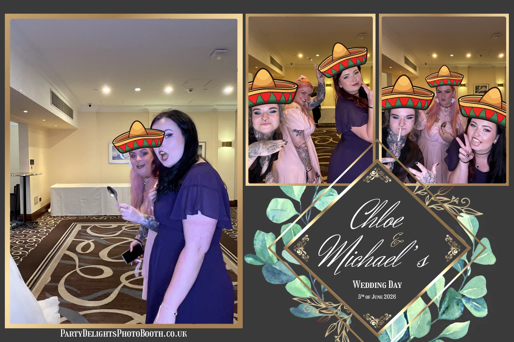 The Wedding Of Chloe And Michael | View more photos from the event at gallery.partydelightsphotobooth.co.uk/u/PartyDelightsPhotoBooth/The-Wedding-Of-Chloe-And-Michael