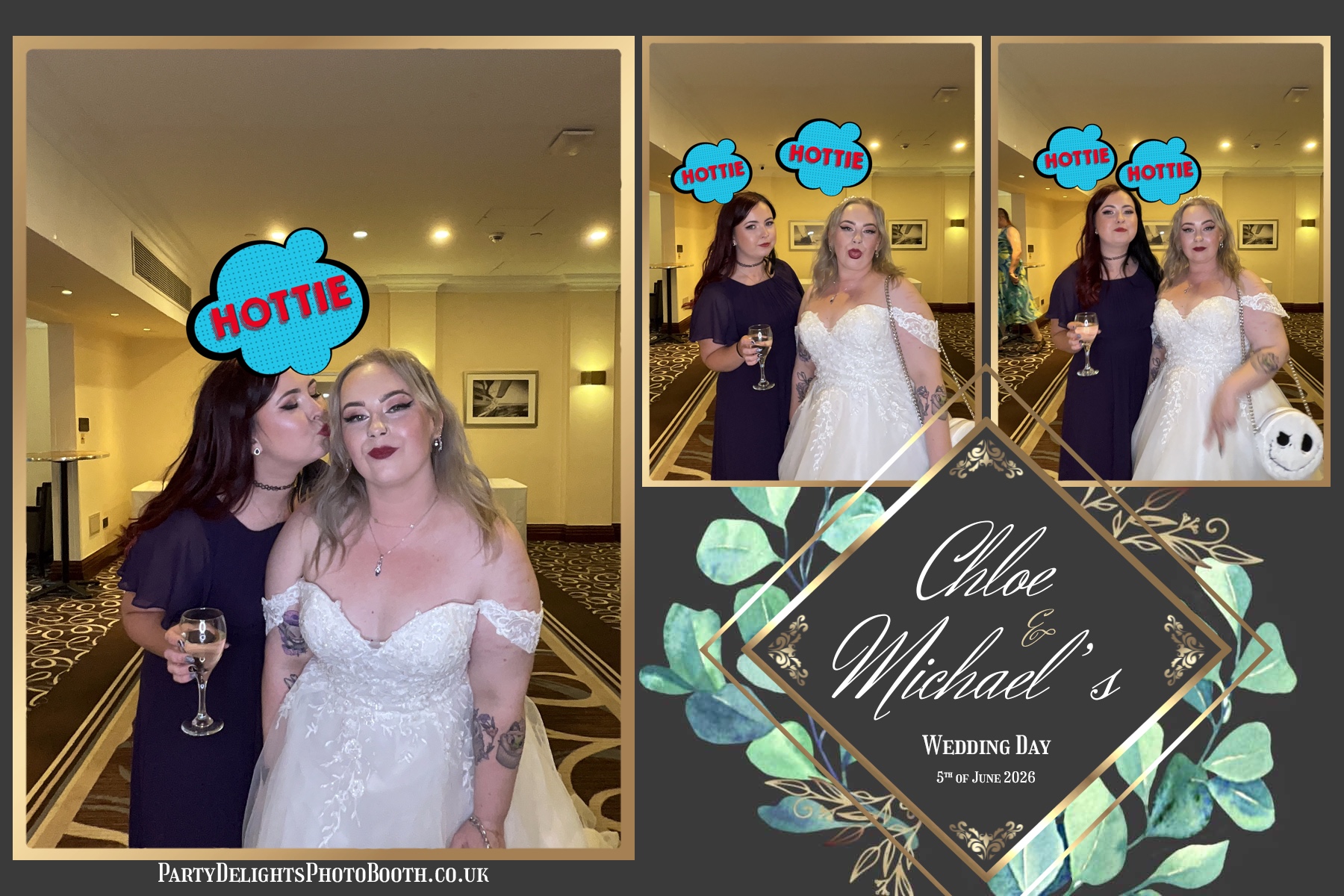 The Wedding Of Chloe And Michael | View more photos from the event at gallery.partydelightsphotobooth.co.uk/u/PartyDelightsPhotoBooth/The-Wedding-Of-Chloe-And-Michael
