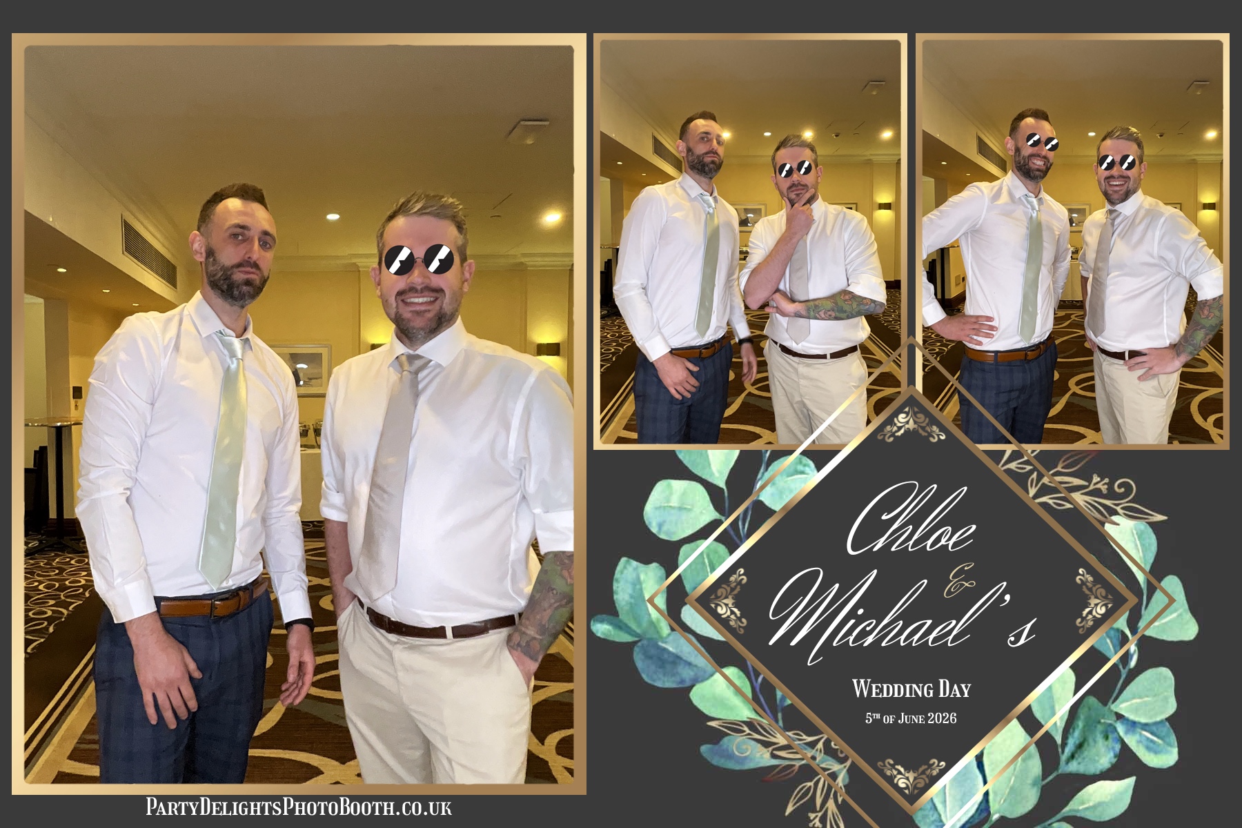 The Wedding Of Chloe And Michael | View more photos from the event at gallery.partydelightsphotobooth.co.uk/u/PartyDelightsPhotoBooth/The-Wedding-Of-Chloe-And-Michael
