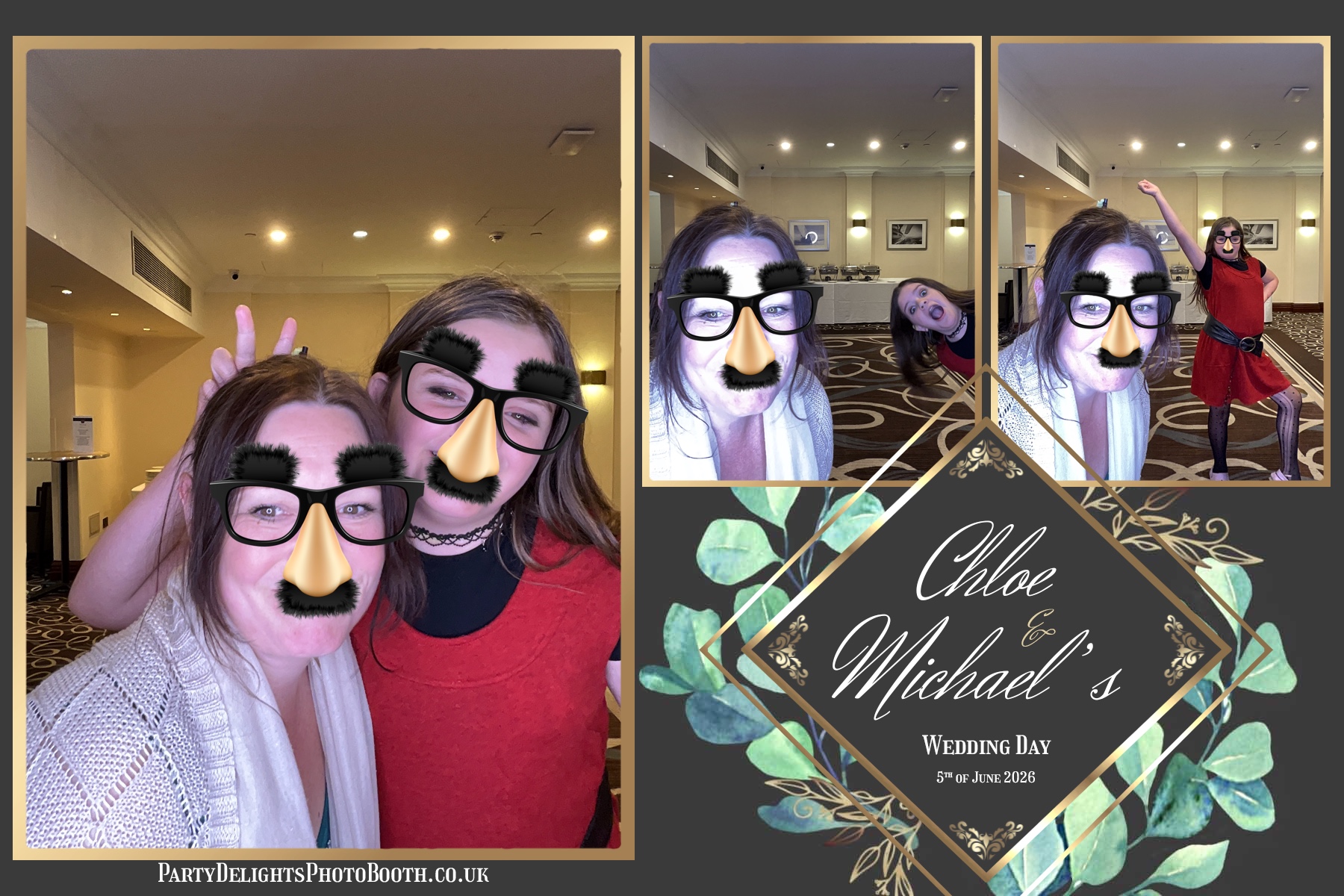 The Wedding Of Chloe And Michael | View more photos from the event at gallery.partydelightsphotobooth.co.uk/u/PartyDelightsPhotoBooth/The-Wedding-Of-Chloe-And-Michael