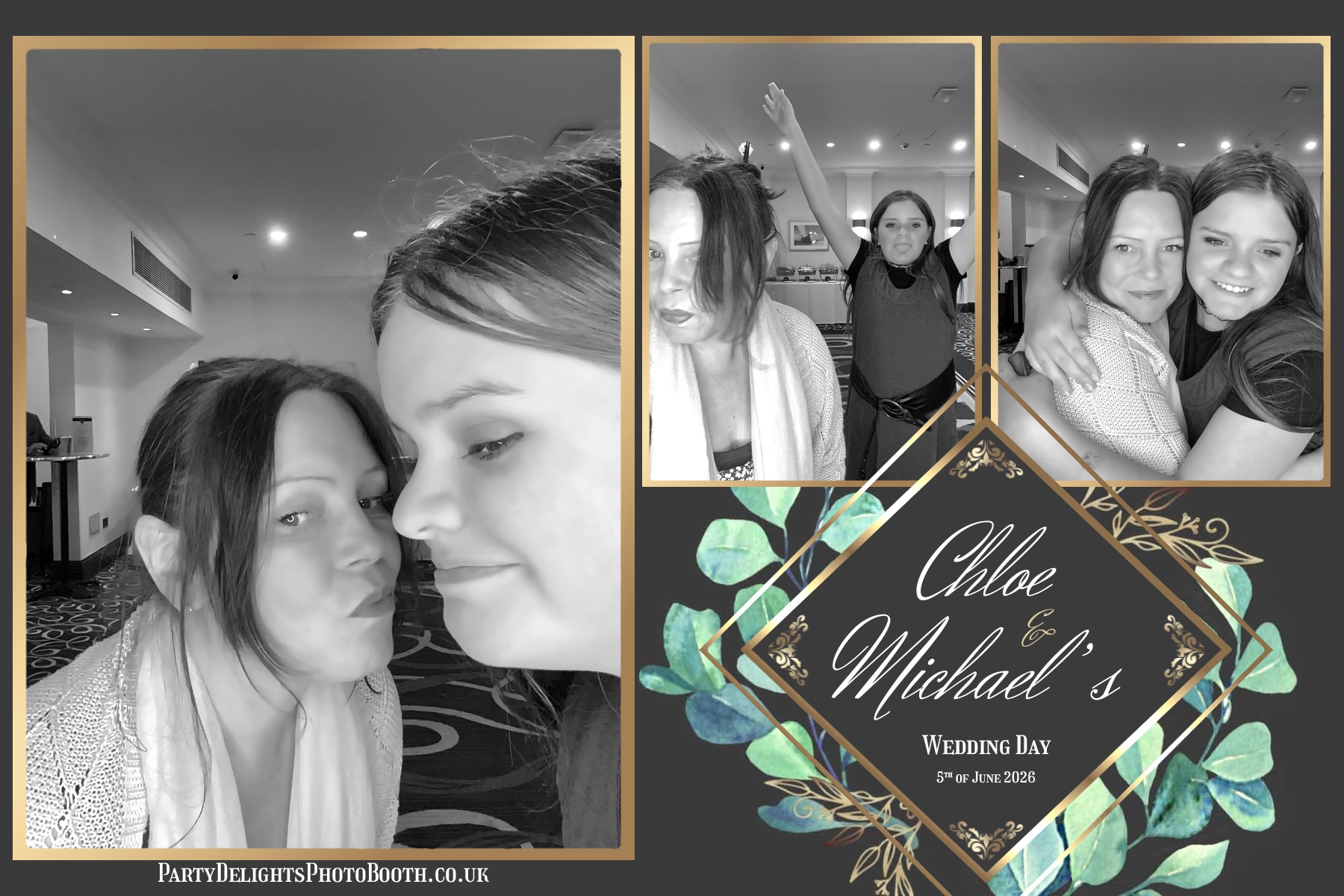 The Wedding Of Chloe And Michael | View more photos from the event at gallery.partydelightsphotobooth.co.uk/u/PartyDelightsPhotoBooth/The-Wedding-Of-Chloe-And-Michael