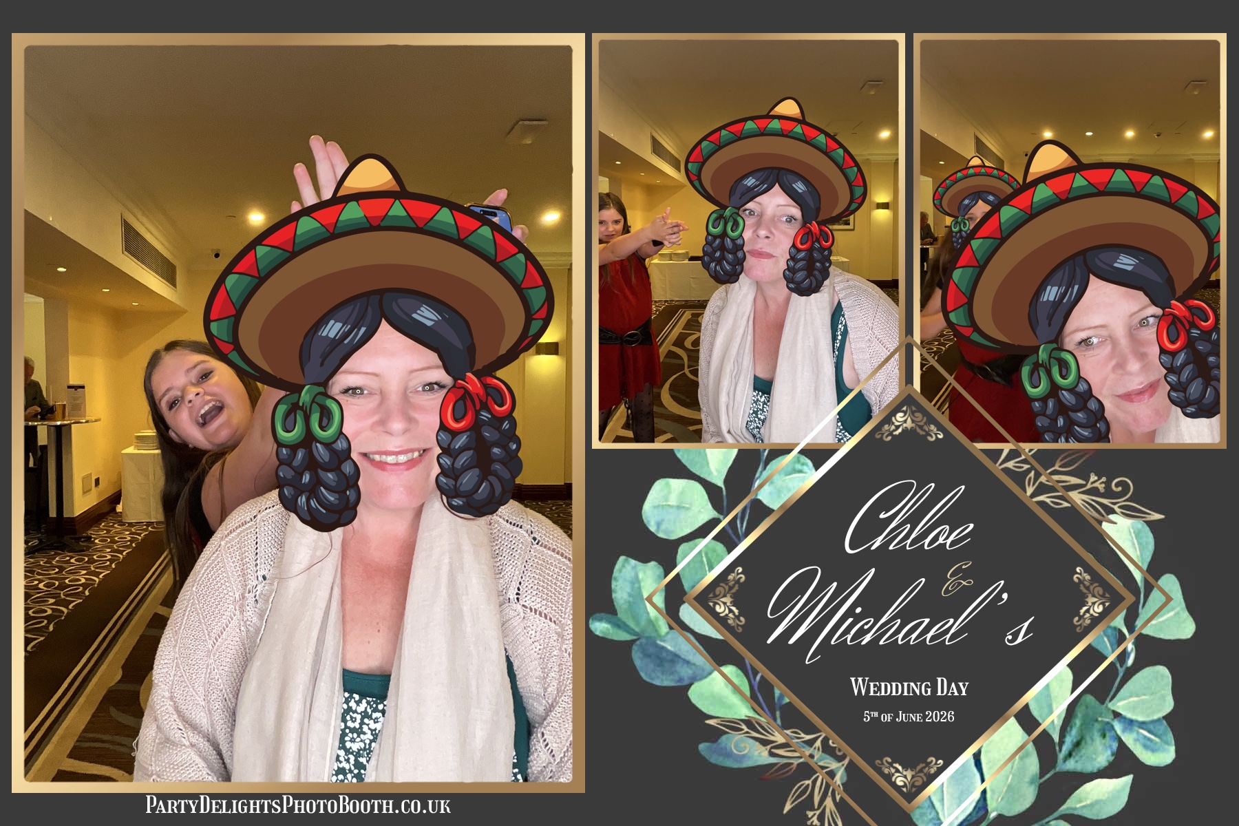 The Wedding Of Chloe And Michael | View more photos from the event at gallery.partydelightsphotobooth.co.uk/u/PartyDelightsPhotoBooth/The-Wedding-Of-Chloe-And-Michael