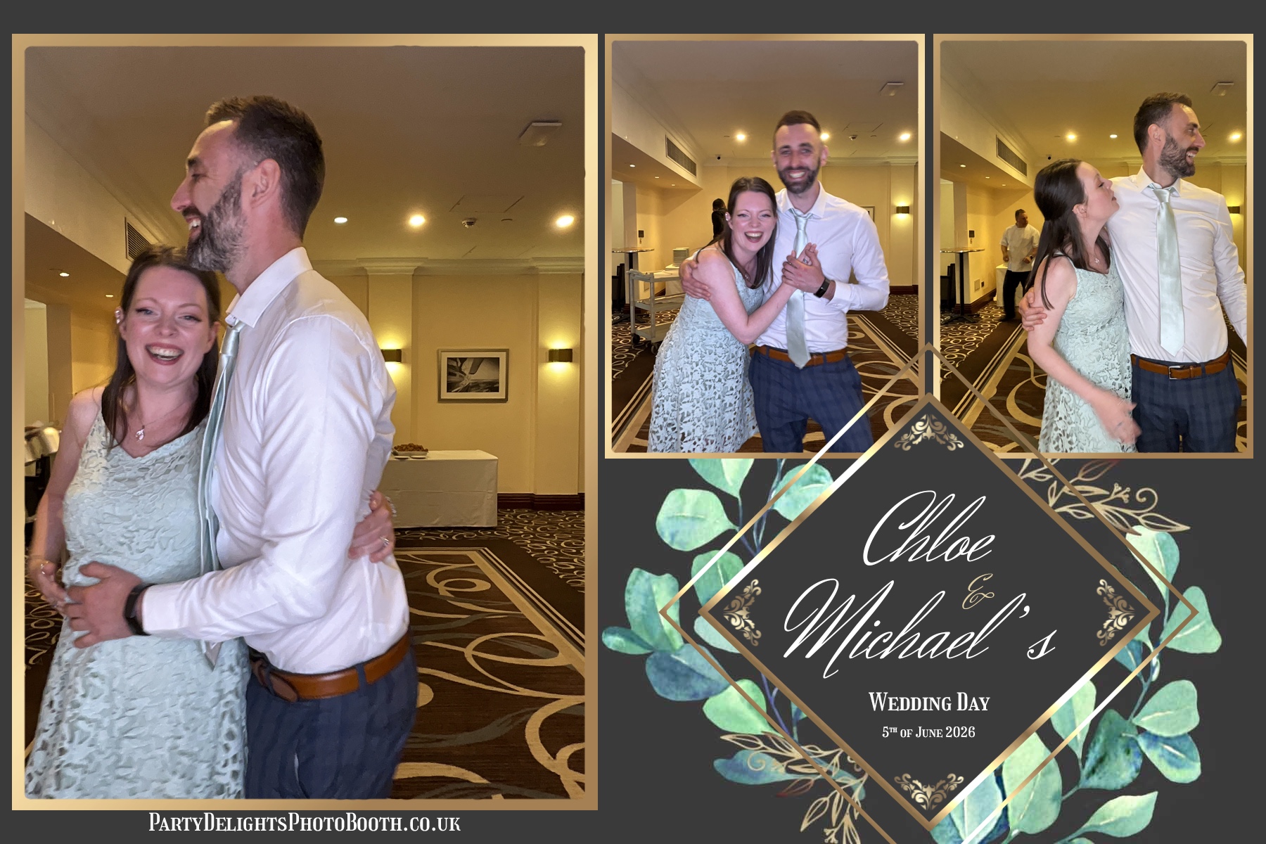 The Wedding Of Chloe And Michael | View more photos from the event at gallery.partydelightsphotobooth.co.uk/u/PartyDelightsPhotoBooth/The-Wedding-Of-Chloe-And-Michael