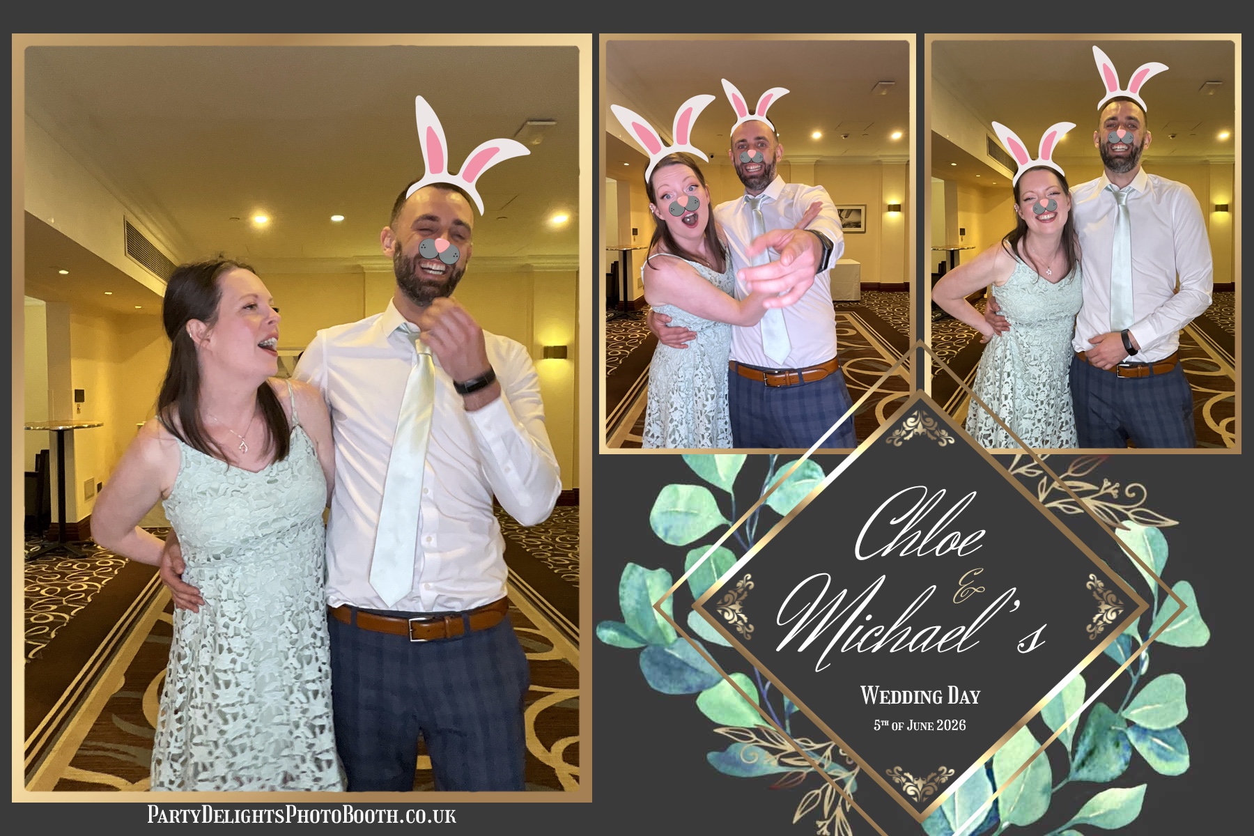 The Wedding Of Chloe And Michael | View more photos from the event at gallery.partydelightsphotobooth.co.uk/u/PartyDelightsPhotoBooth/The-Wedding-Of-Chloe-And-Michael