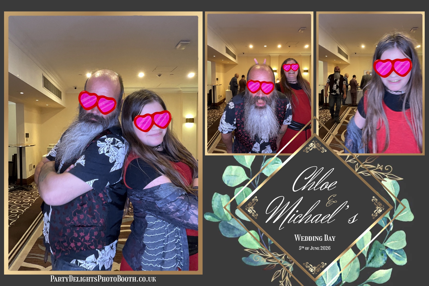 The Wedding Of Chloe And Michael | View more photos from the event at gallery.partydelightsphotobooth.co.uk/u/PartyDelightsPhotoBooth/The-Wedding-Of-Chloe-And-Michael