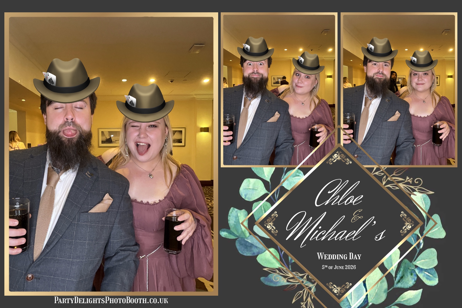The Wedding Of Chloe And Michael | View more photos from the event at gallery.partydelightsphotobooth.co.uk/u/PartyDelightsPhotoBooth/The-Wedding-Of-Chloe-And-Michael