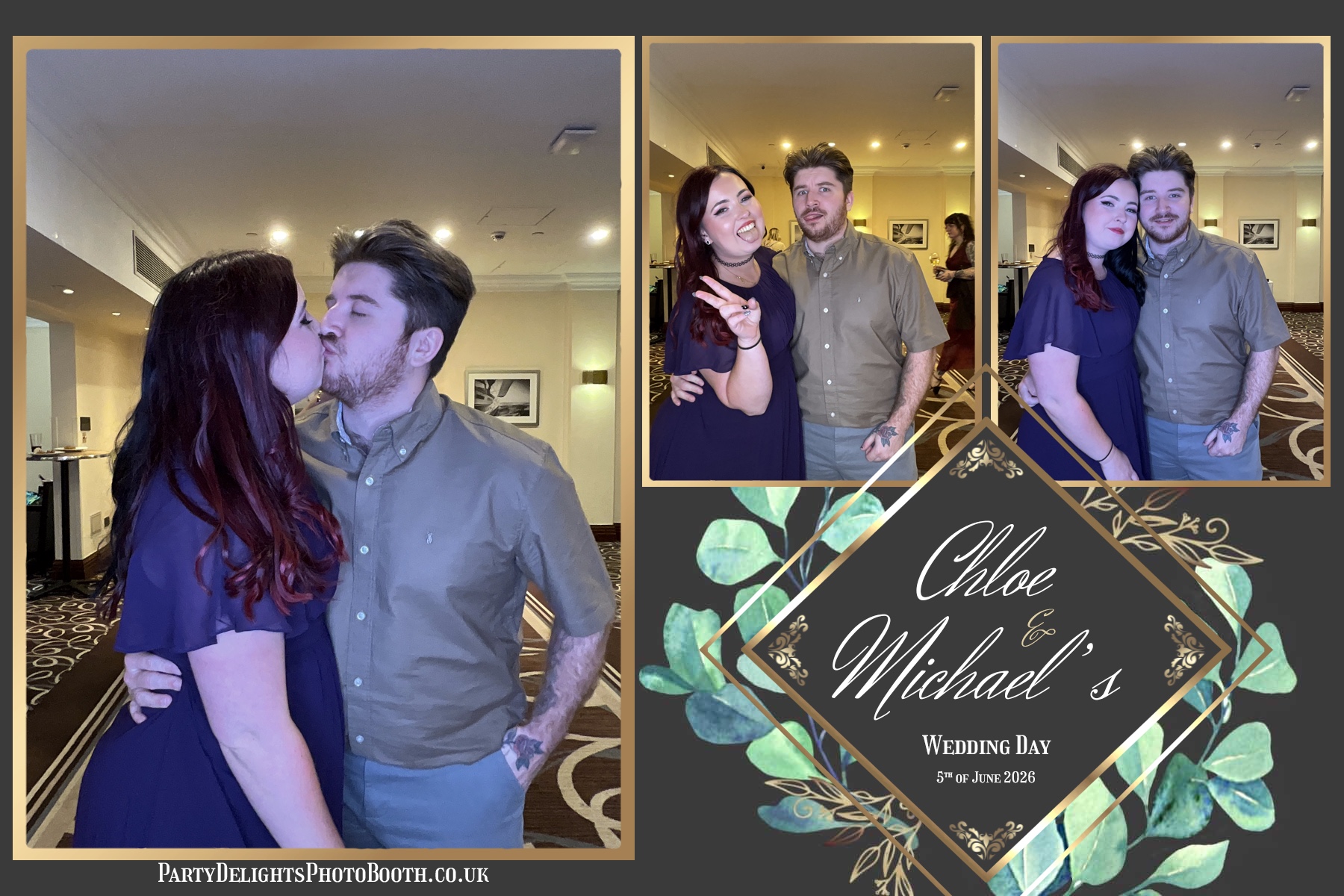The Wedding Of Chloe And Michael | View more photos from the event at gallery.partydelightsphotobooth.co.uk/u/PartyDelightsPhotoBooth/The-Wedding-Of-Chloe-And-Michael