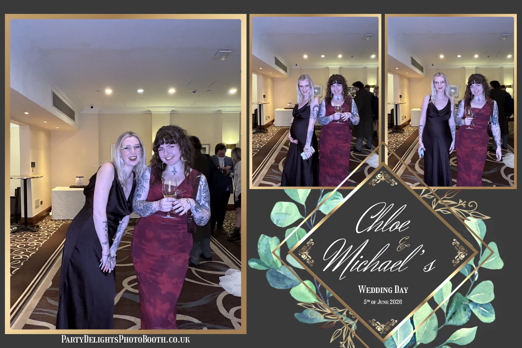 The Wedding Of Chloe And Michael | View more photos from the event at gallery.partydelightsphotobooth.co.uk/u/PartyDelightsPhotoBooth/The-Wedding-Of-Chloe-And-Michael