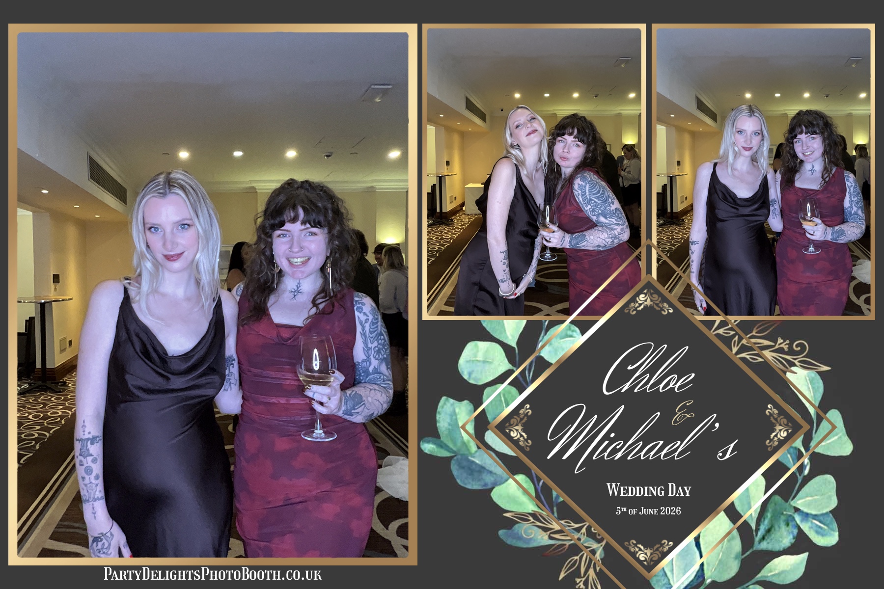 The Wedding Of Chloe And Michael | View more photos from the event at gallery.partydelightsphotobooth.co.uk/u/PartyDelightsPhotoBooth/The-Wedding-Of-Chloe-And-Michael