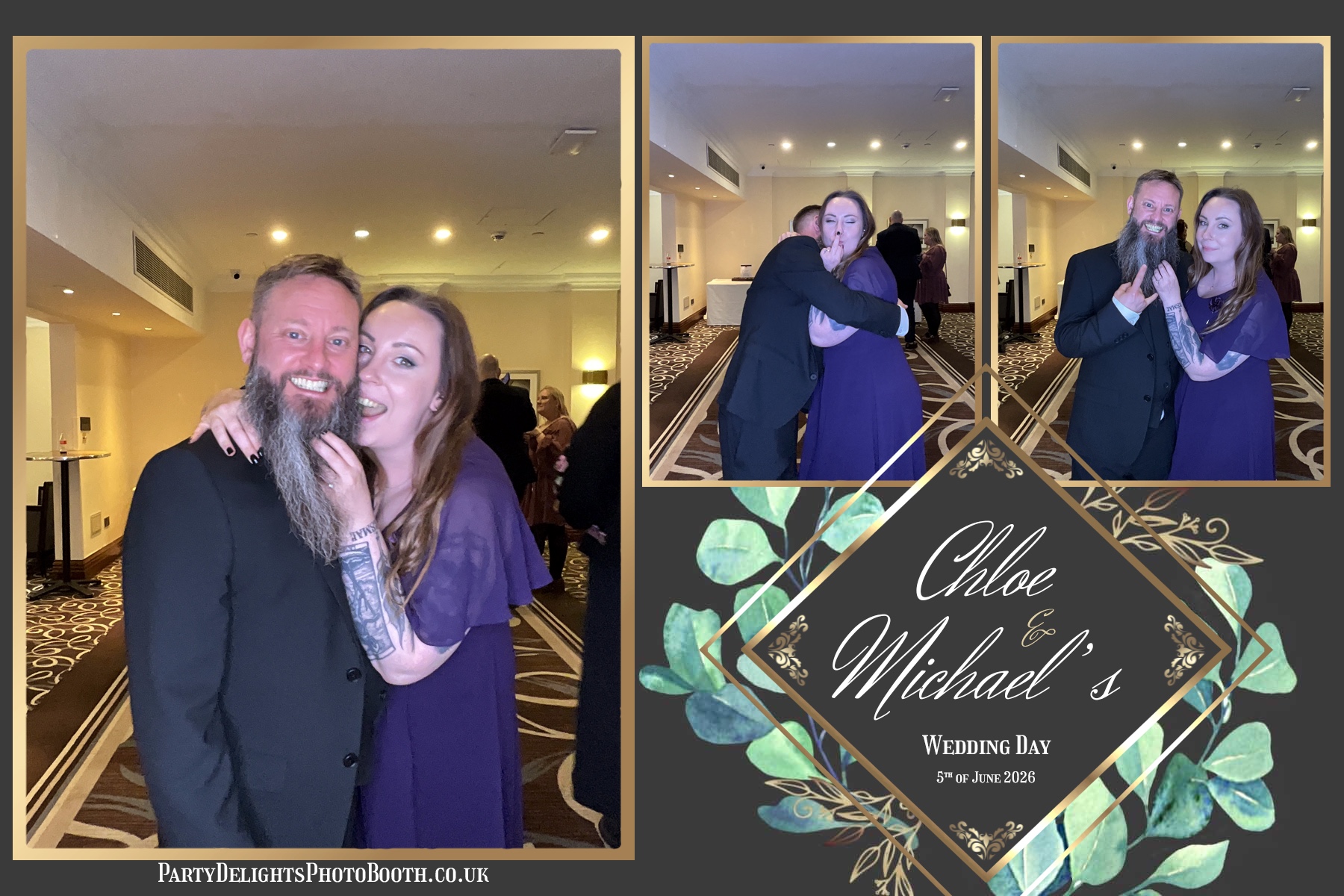 The Wedding Of Chloe And Michael | View more photos from the event at gallery.partydelightsphotobooth.co.uk/u/PartyDelightsPhotoBooth/The-Wedding-Of-Chloe-And-Michael