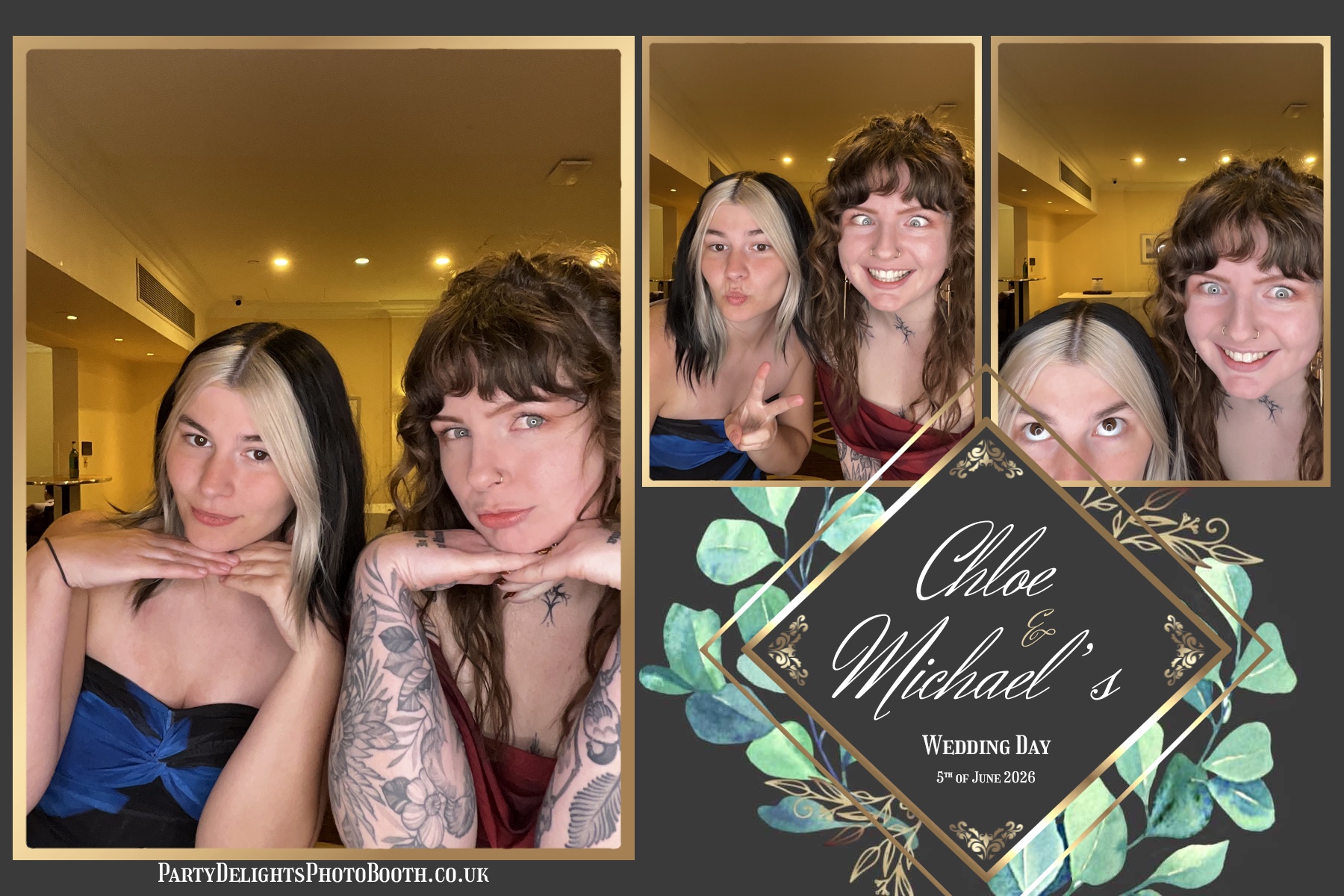 The Wedding Of Chloe And Michael | View more photos from the event at gallery.partydelightsphotobooth.co.uk/u/PartyDelightsPhotoBooth/The-Wedding-Of-Chloe-And-Michael