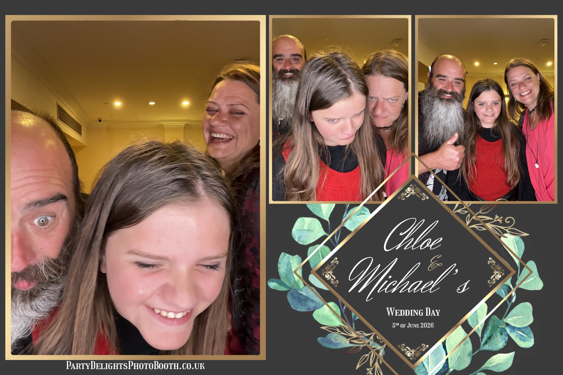 The Wedding Of Chloe And Michael | View more photos from the event at gallery.partydelightsphotobooth.co.uk/u/PartyDelightsPhotoBooth/The-Wedding-Of-Chloe-And-Michael
