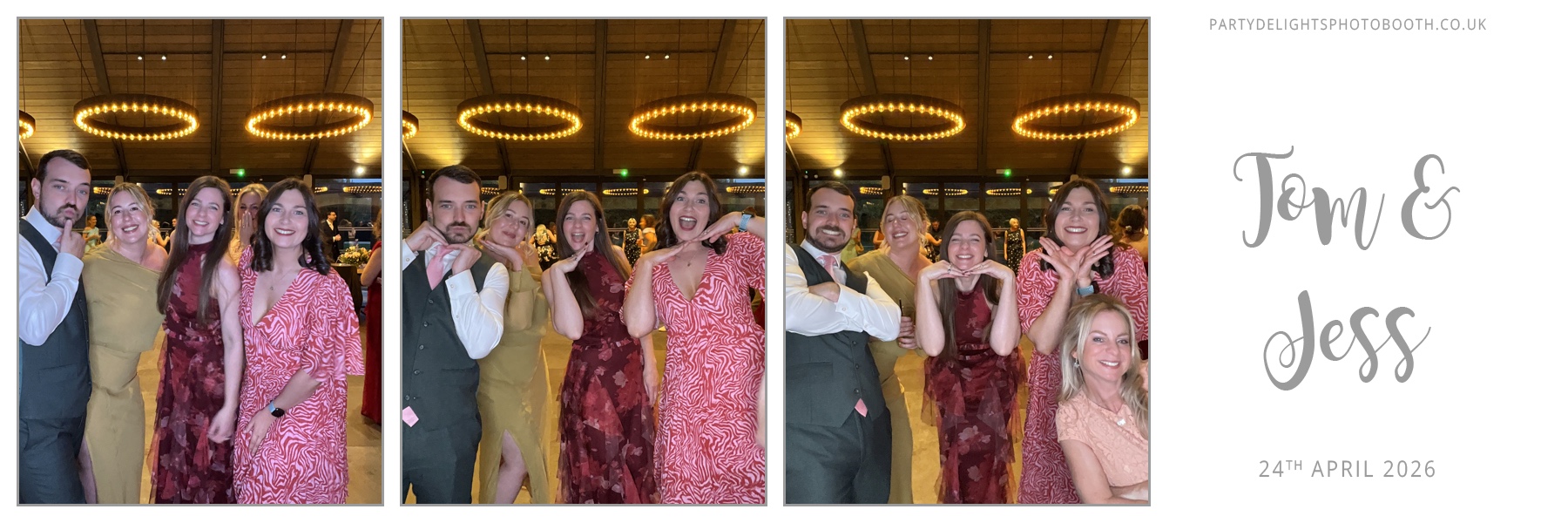 Tom & Jess's Wedding | View more photos from the event at gallery.partydelightsphotobooth.co.uk/u/PartyDelightsPhotoBooth/Tom-Jesss-Wedding