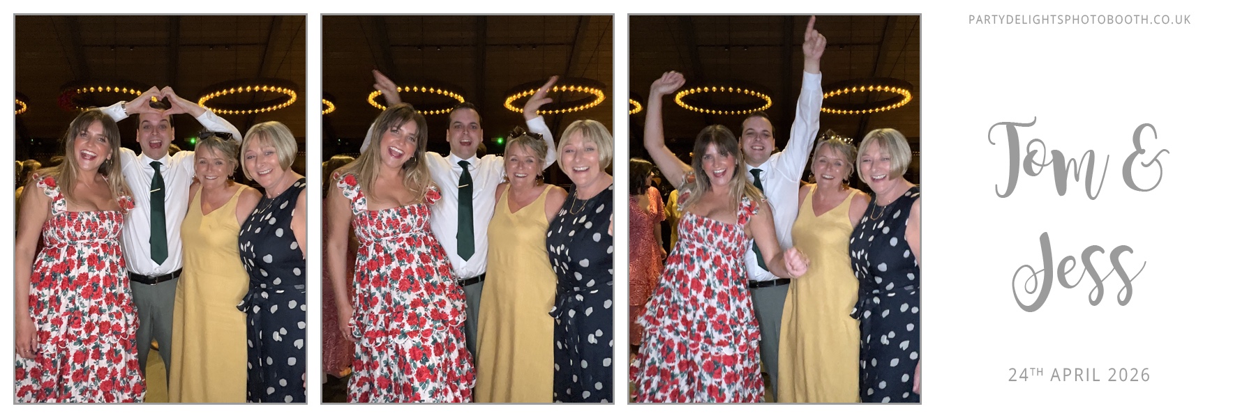 Tom & Jess's Wedding | View more photos from the event at gallery.partydelightsphotobooth.co.uk/u/PartyDelightsPhotoBooth/Tom-Jesss-Wedding