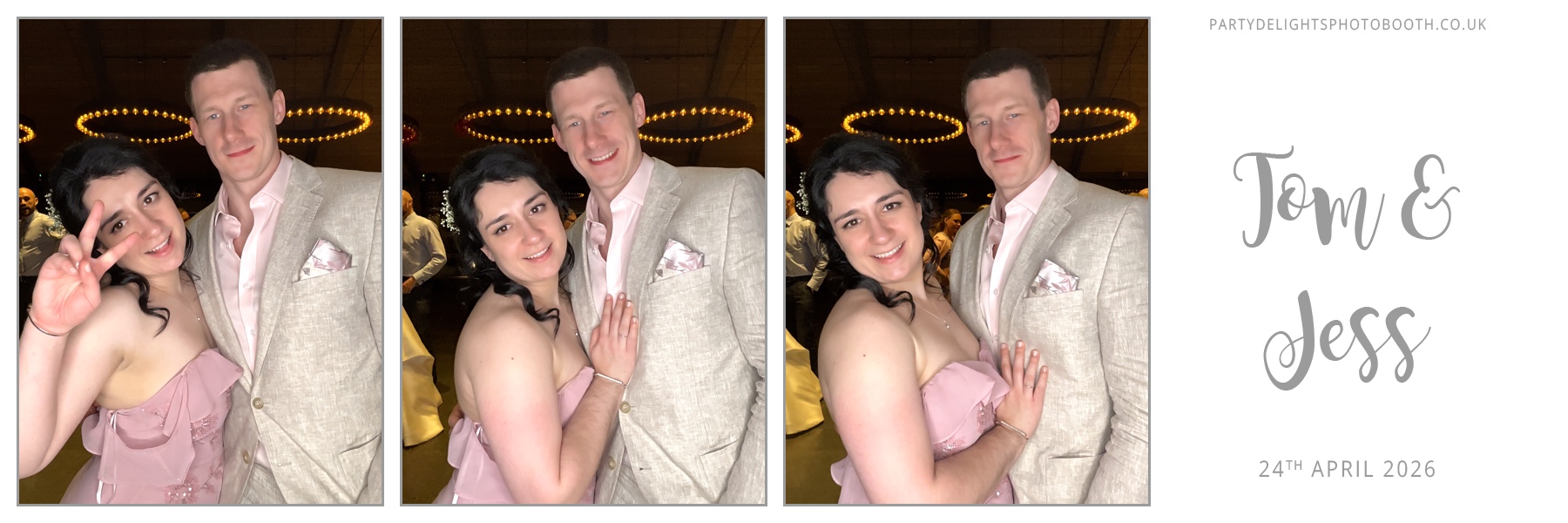 Tom & Jess's Wedding | View more photos from the event at gallery.partydelightsphotobooth.co.uk/u/PartyDelightsPhotoBooth/Tom-Jesss-Wedding
