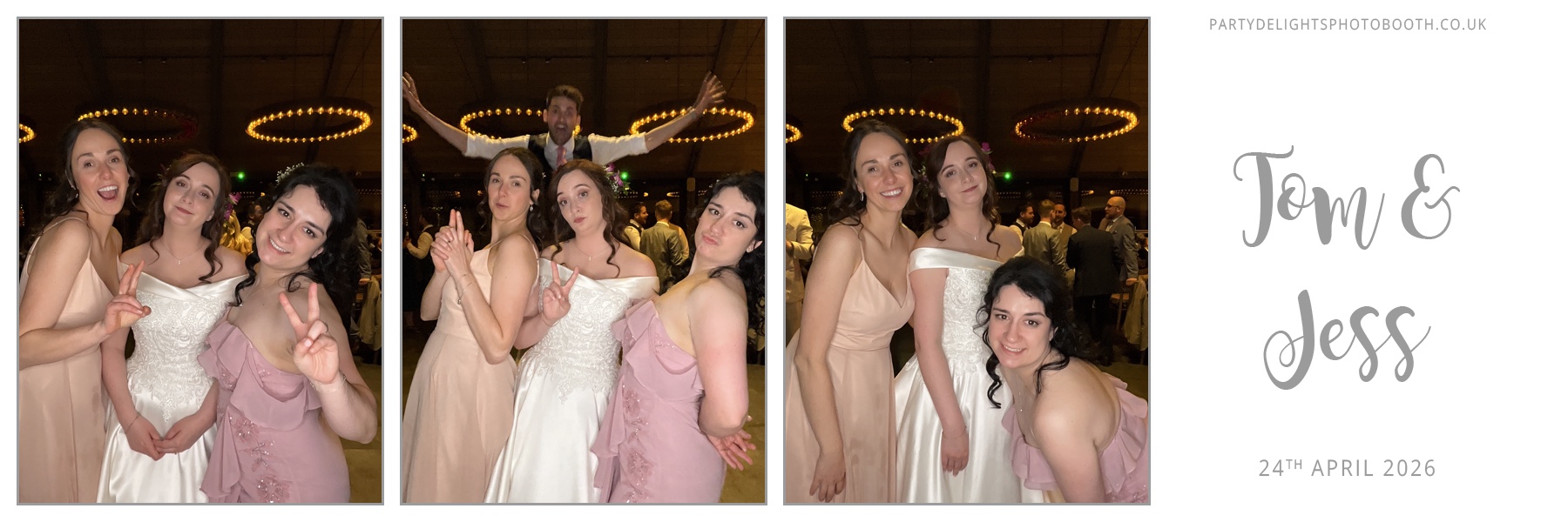 Tom & Jess's Wedding | View more photos from the event at gallery.partydelightsphotobooth.co.uk/u/PartyDelightsPhotoBooth/Tom-Jesss-Wedding