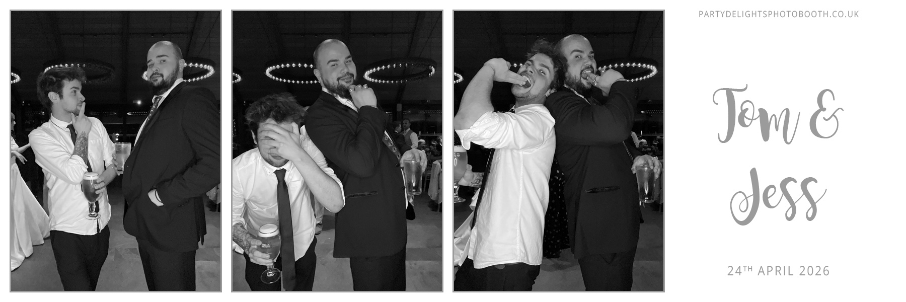 Tom & Jess's Wedding | View more photos from the event at gallery.partydelightsphotobooth.co.uk/u/PartyDelightsPhotoBooth/Tom-Jesss-Wedding