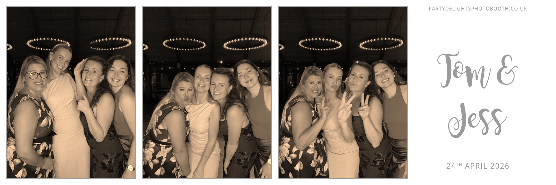Tom & Jess's Wedding | View more photos from the event at gallery.partydelightsphotobooth.co.uk/u/PartyDelightsPhotoBooth/Tom-Jesss-Wedding
