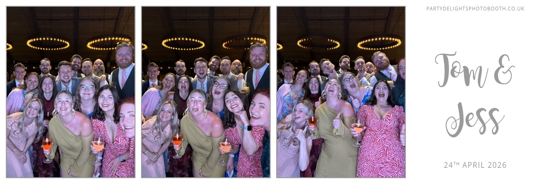 Tom & Jess's Wedding | View more photos from the event at gallery.partydelightsphotobooth.co.uk/u/PartyDelightsPhotoBooth/Tom-Jesss-Wedding