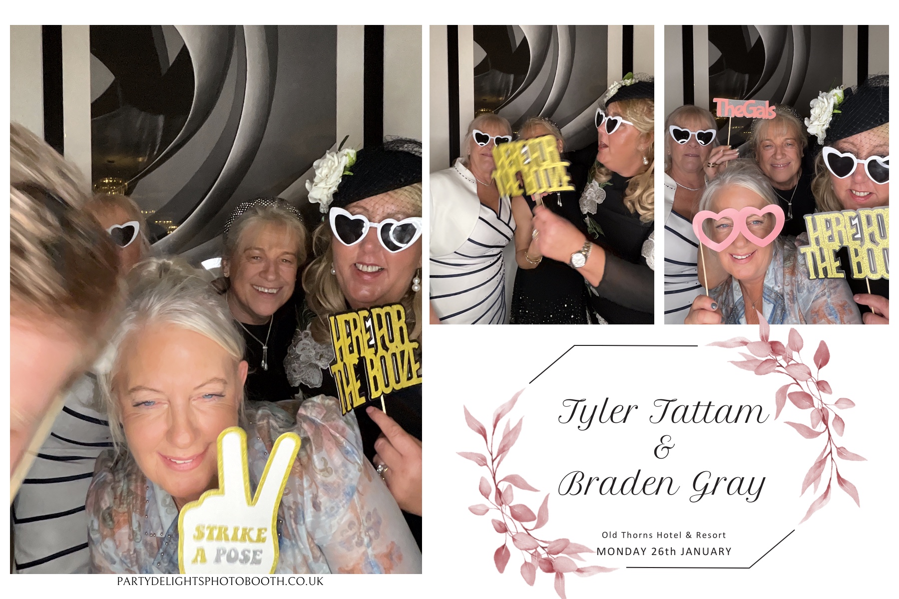 Tyler & Braden's Wedding | View more photos from the event at gallery.partydelightsphotobooth.co.uk/u/PartyDelightsPhotoBooth/Tyler-Bradens-Wedding