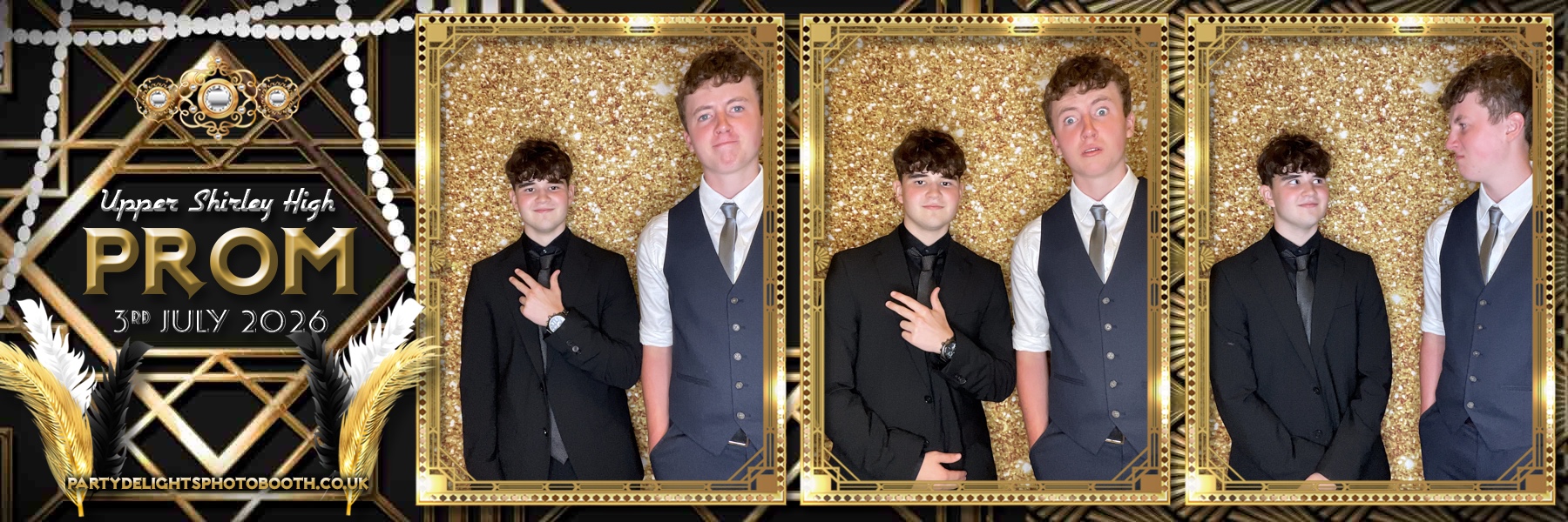 Upper Shirley High Prom | View more photos from the event at gallery.partydelightsphotobooth.co.uk/u/PartyDelightsPhotoBooth/Upper-Shirley-High-Prom