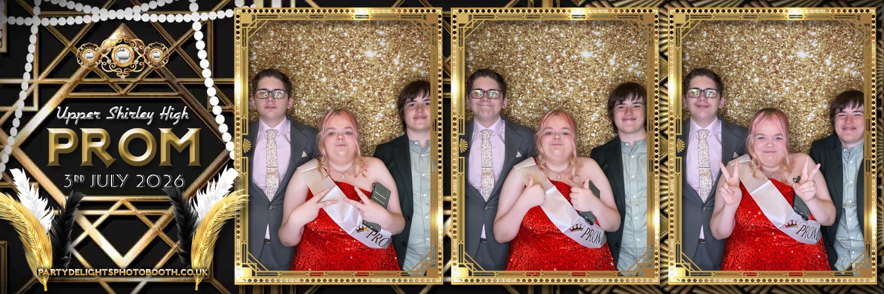 Upper Shirley High Prom | View more photos from the event at gallery.partydelightsphotobooth.co.uk/u/PartyDelightsPhotoBooth/Upper-Shirley-High-Prom