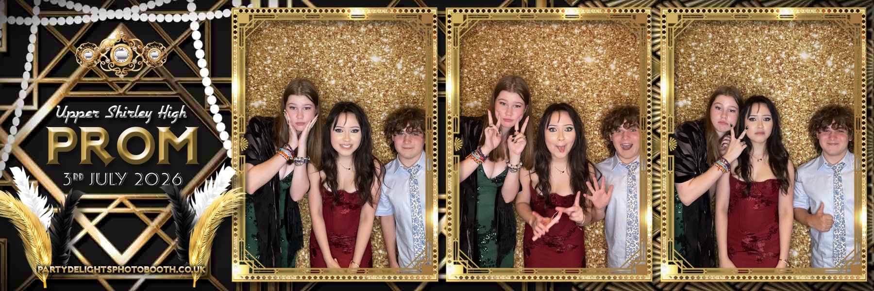 Upper Shirley High Prom | View more photos from the event at gallery.partydelightsphotobooth.co.uk/u/PartyDelightsPhotoBooth/Upper-Shirley-High-Prom