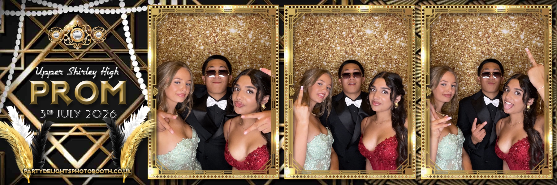 Upper Shirley High Prom | View more photos from the event at gallery.partydelightsphotobooth.co.uk/u/PartyDelightsPhotoBooth/Upper-Shirley-High-Prom