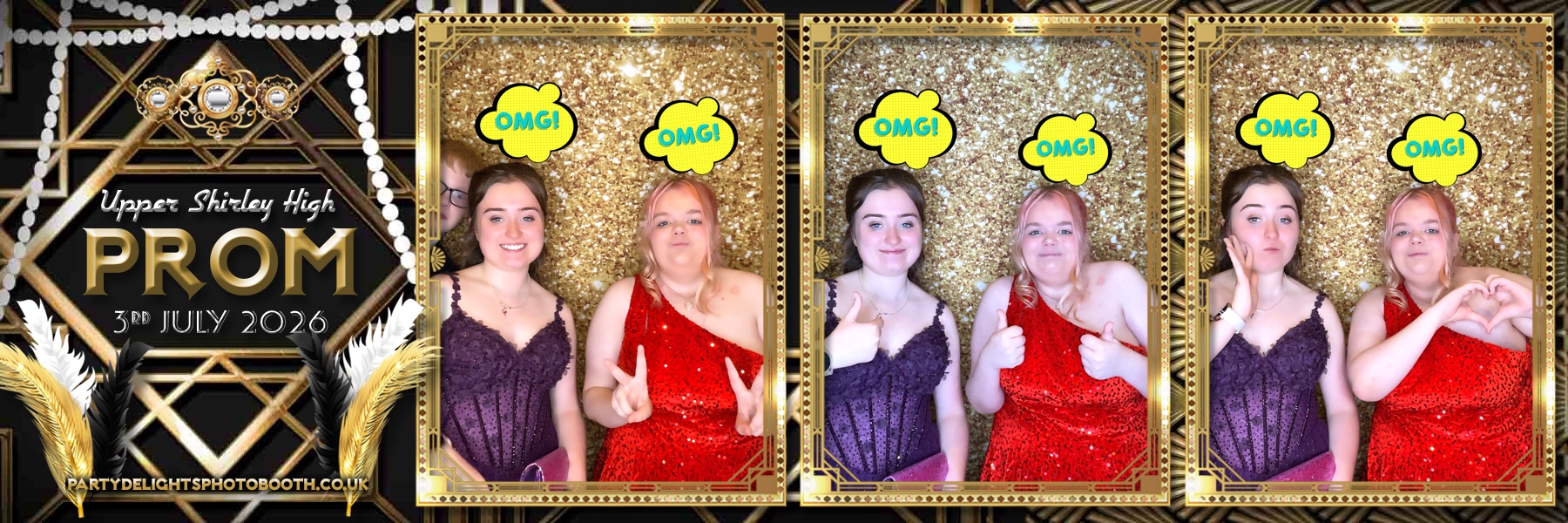 Upper Shirley High Prom | View more photos from the event at gallery.partydelightsphotobooth.co.uk/u/PartyDelightsPhotoBooth/Upper-Shirley-High-Prom